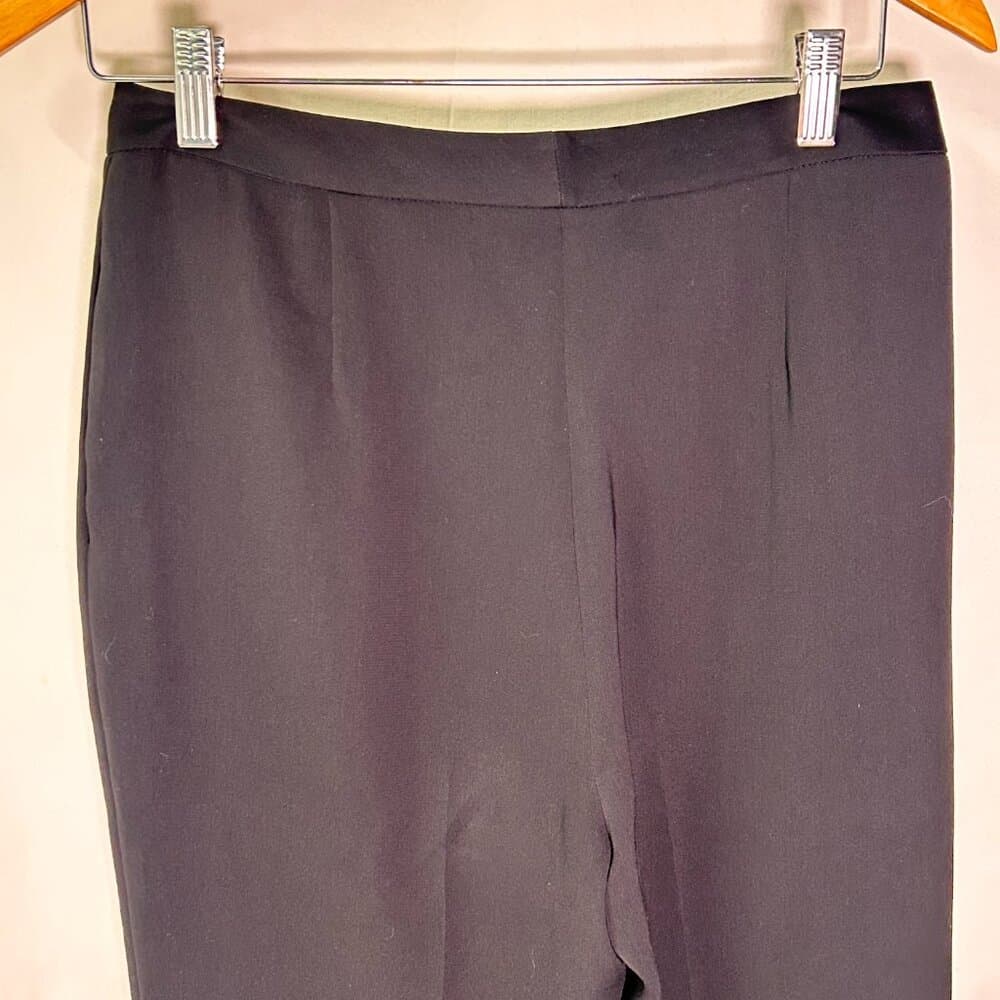 Yansi Fugel Black Polyester Pant Suit Size 8 Jacket Size 6 Pant - Thumbnail 8