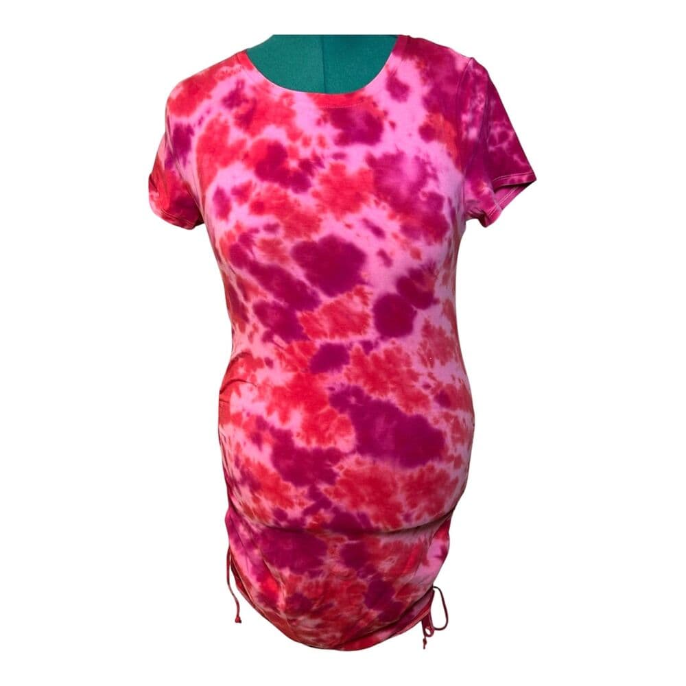 Victoria's Secret PINK tie-dye ruched side mini dress Medium - Thumbnail 4