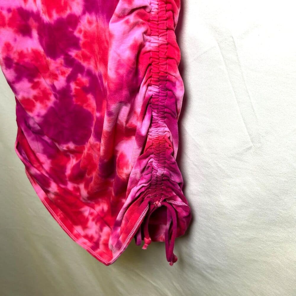 Victoria's Secret PINK tie-dye ruched side mini dress Medium - Thumbnail 5