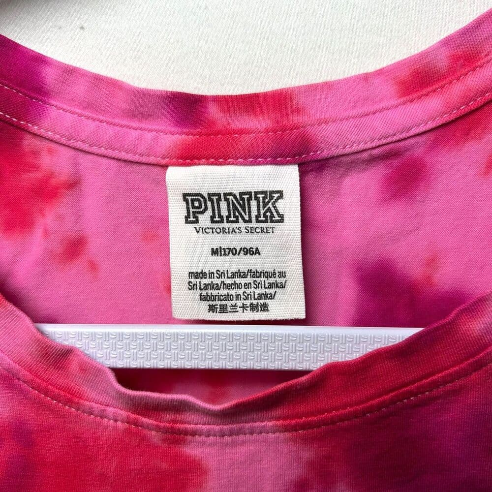 Victoria's Secret PINK tie-dye ruched side mini dress Medium - Thumbnail 2