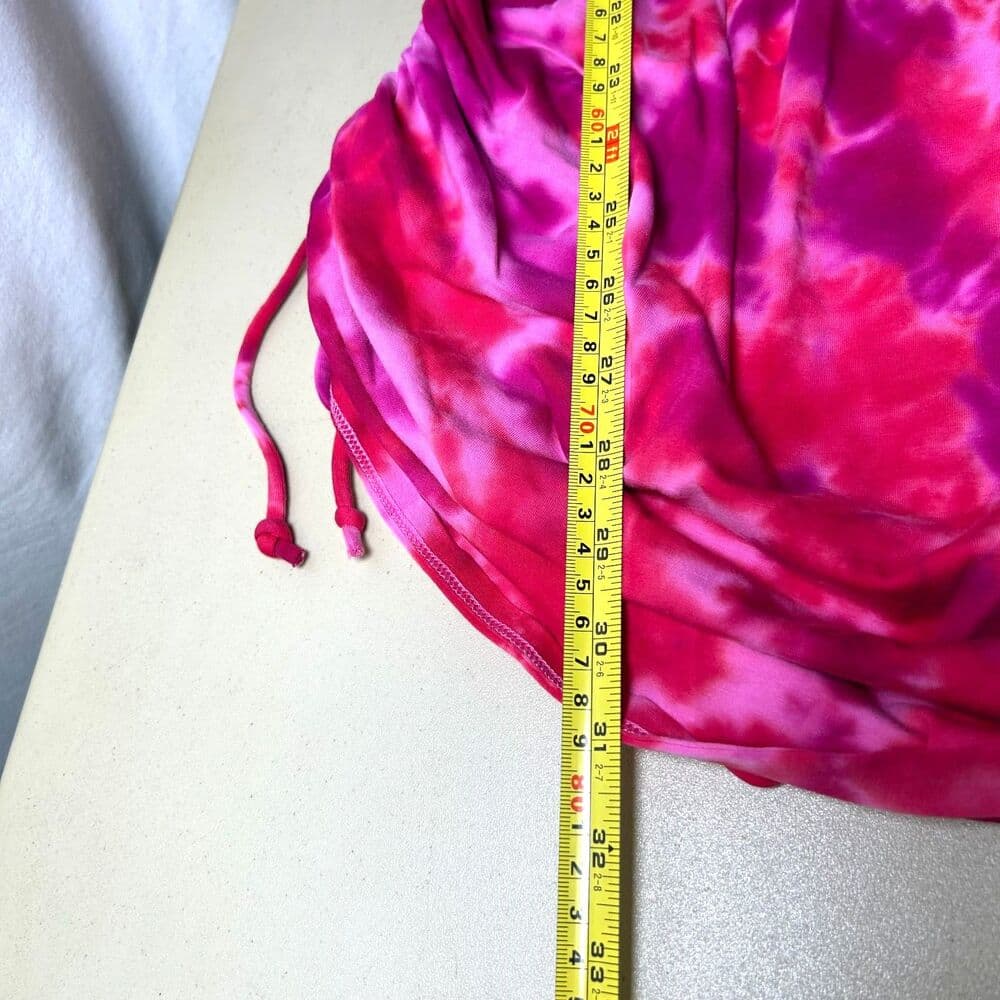 Victoria's Secret PINK tie-dye ruched side mini dress Medium - Thumbnail 8
