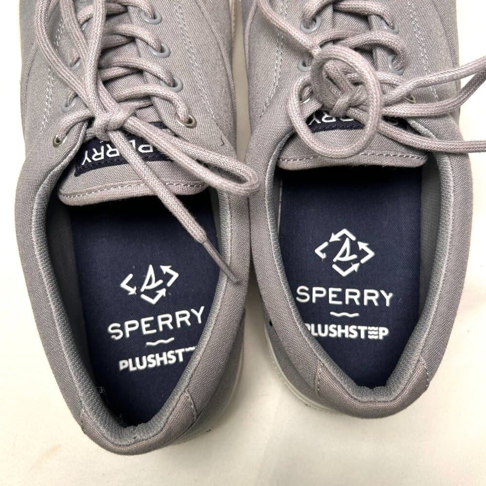 Sperry Halyard Gray Plushstep Sneakers size 12 - Thumbnail 6