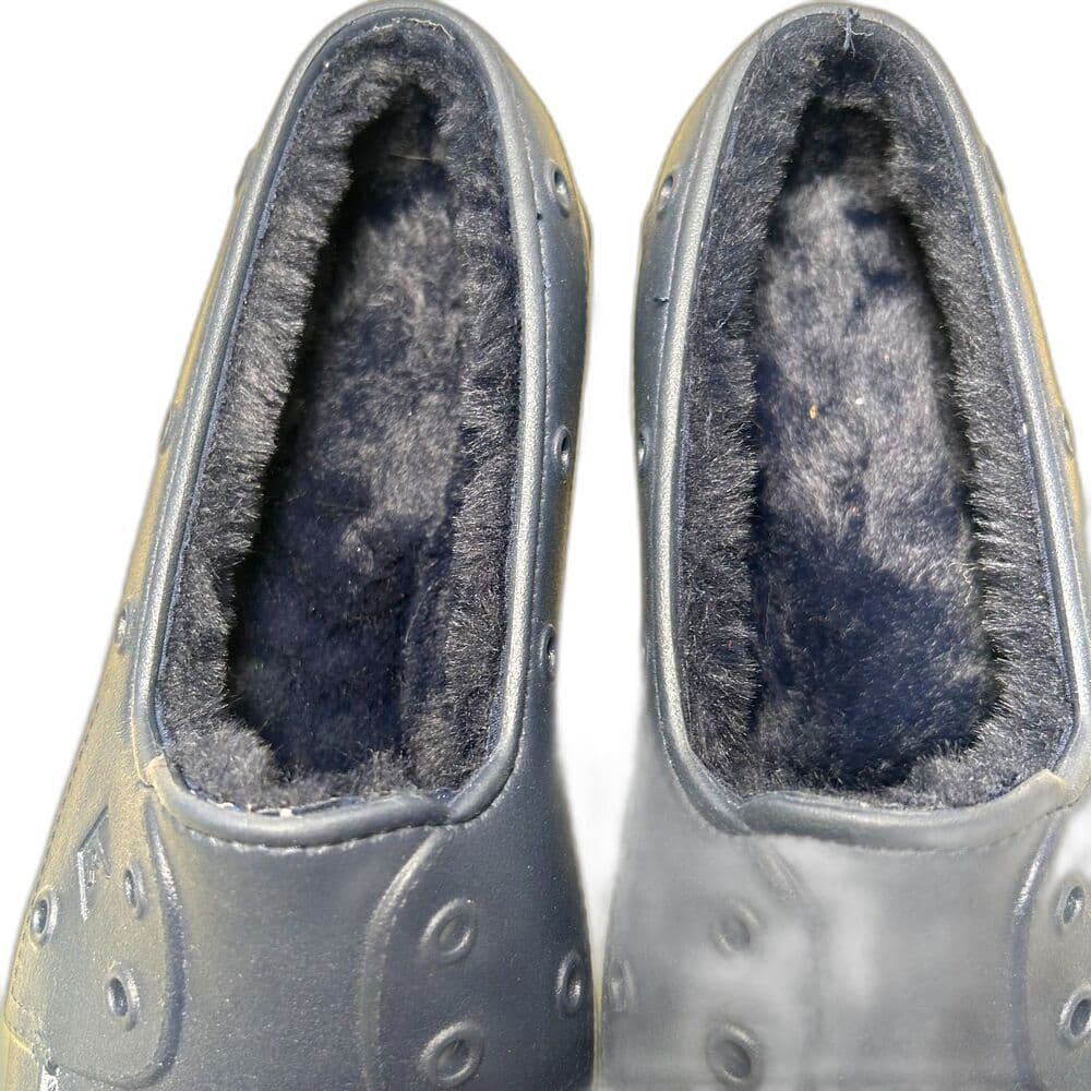Sperry Men's Navy Blue Faux Fur Lined Top Siders Size 11 - Thumbnail 6