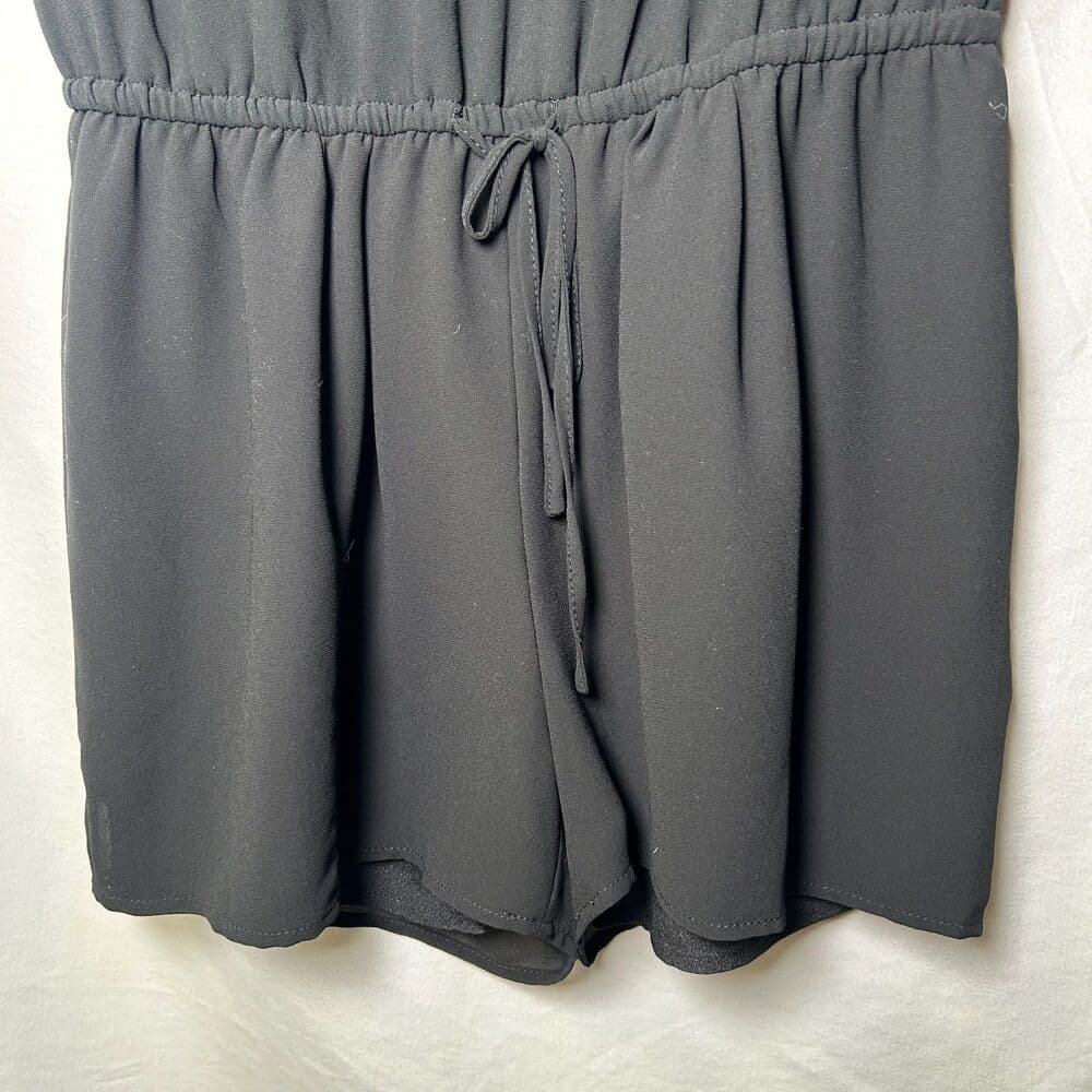 Style Loft black boatneck romper Small - Thumbnail 2