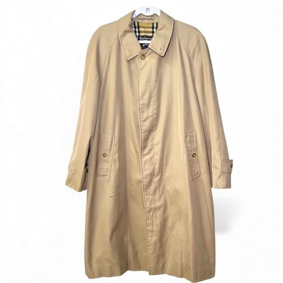 Vintage Burberrys Classic Tan Trenchcoat Men's XL - Thumbnail 14