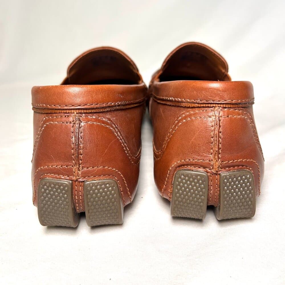 Clarks Markman Plain driving style loafer in tan leather Size 12 - Thumbnail 9