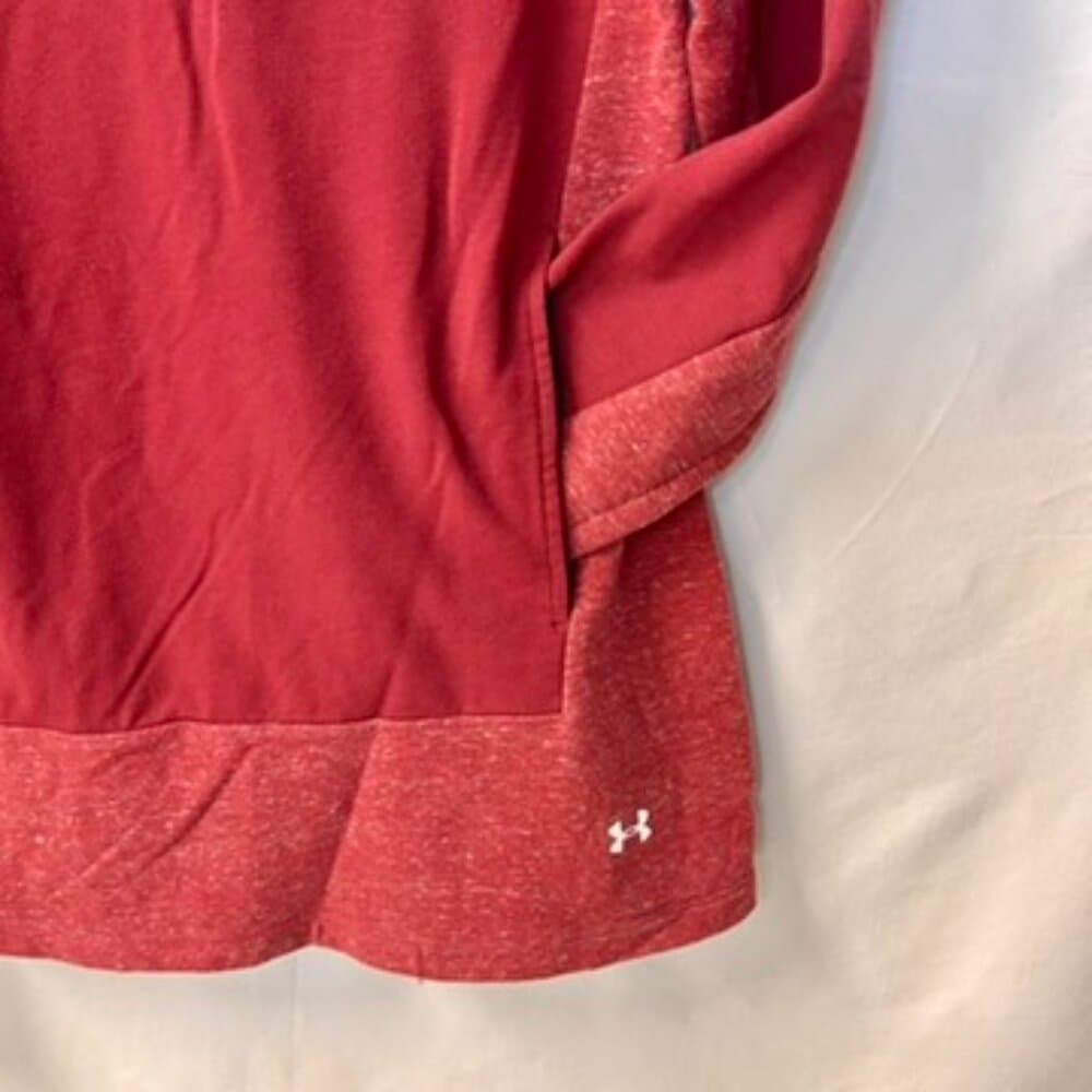 Under Armour Red Boston University Pullover Hoodie with Pockets Size Small - Thumbnail 2