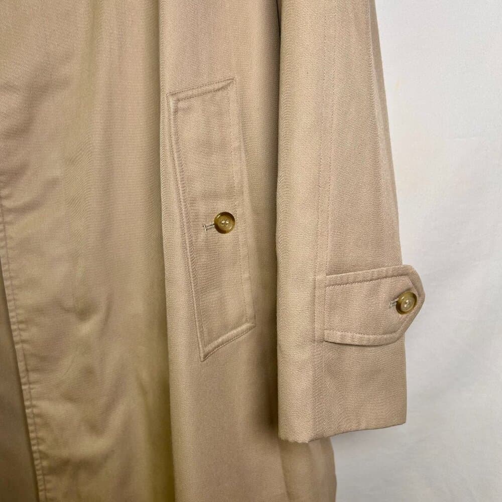 Vintage Burberrys Classic Tan Trenchcoat Men's XL - Thumbnail 2