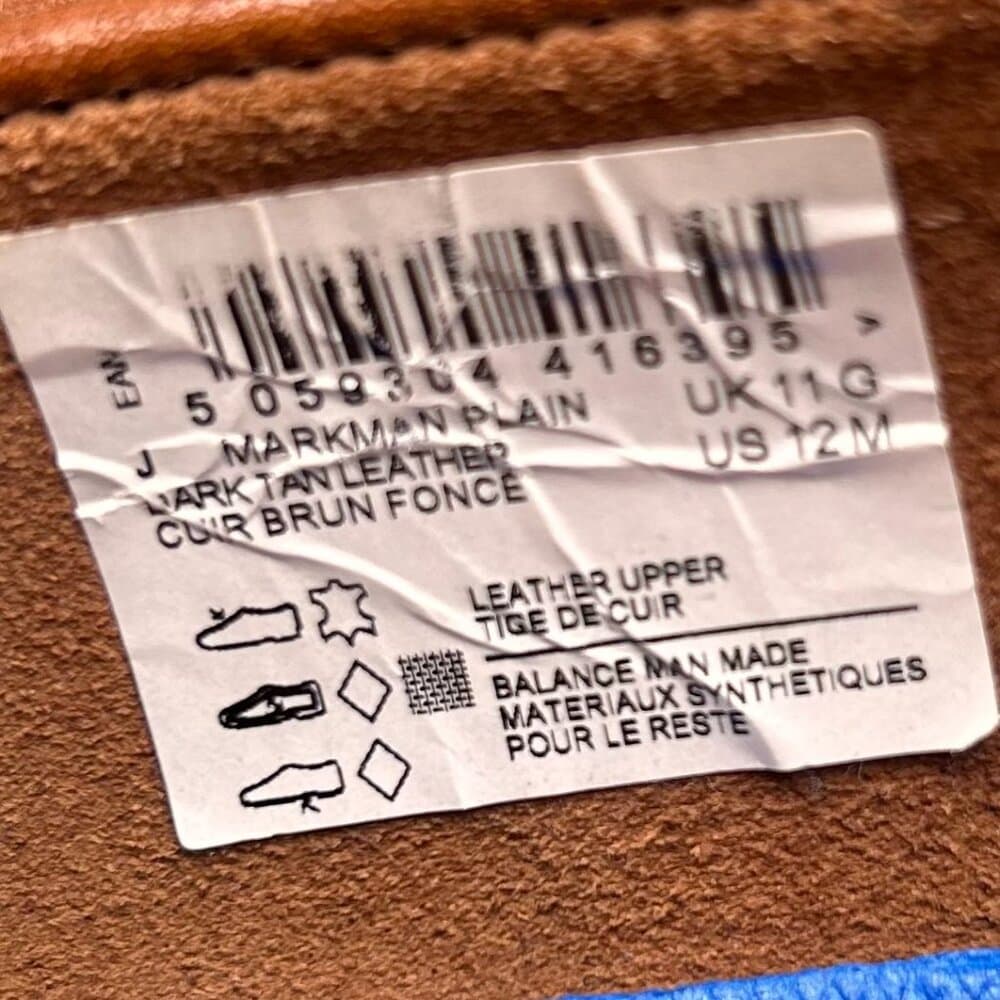 Clarks Markman Plain driving style loafer in tan leather Size 12 - Thumbnail 4