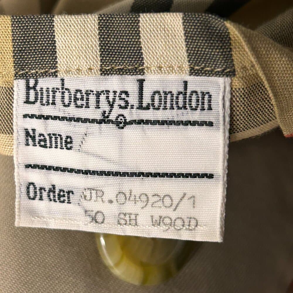 Vintage Burberrys Classic Tan Trenchcoat Men's XL - Thumbnail 11