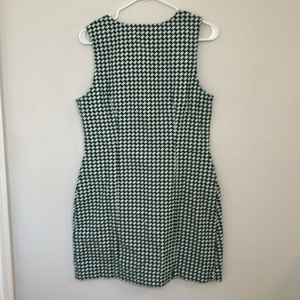 NWT Levi’s Green and White Cotton Button Down Mini Dress Size M - Thumbnail 6
