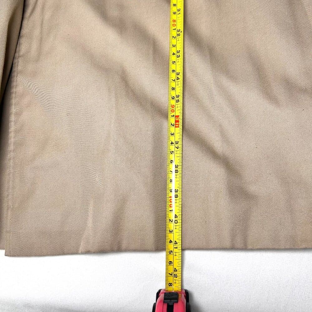Vintage Burberrys Classic Tan Trenchcoat Men's XL - Thumbnail 8