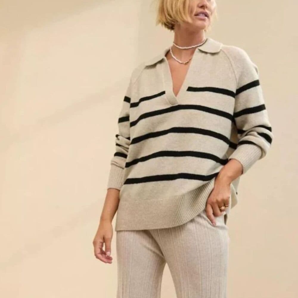 Aerie unREAL Oversized Polo Sweater XS - Thumbnail 12