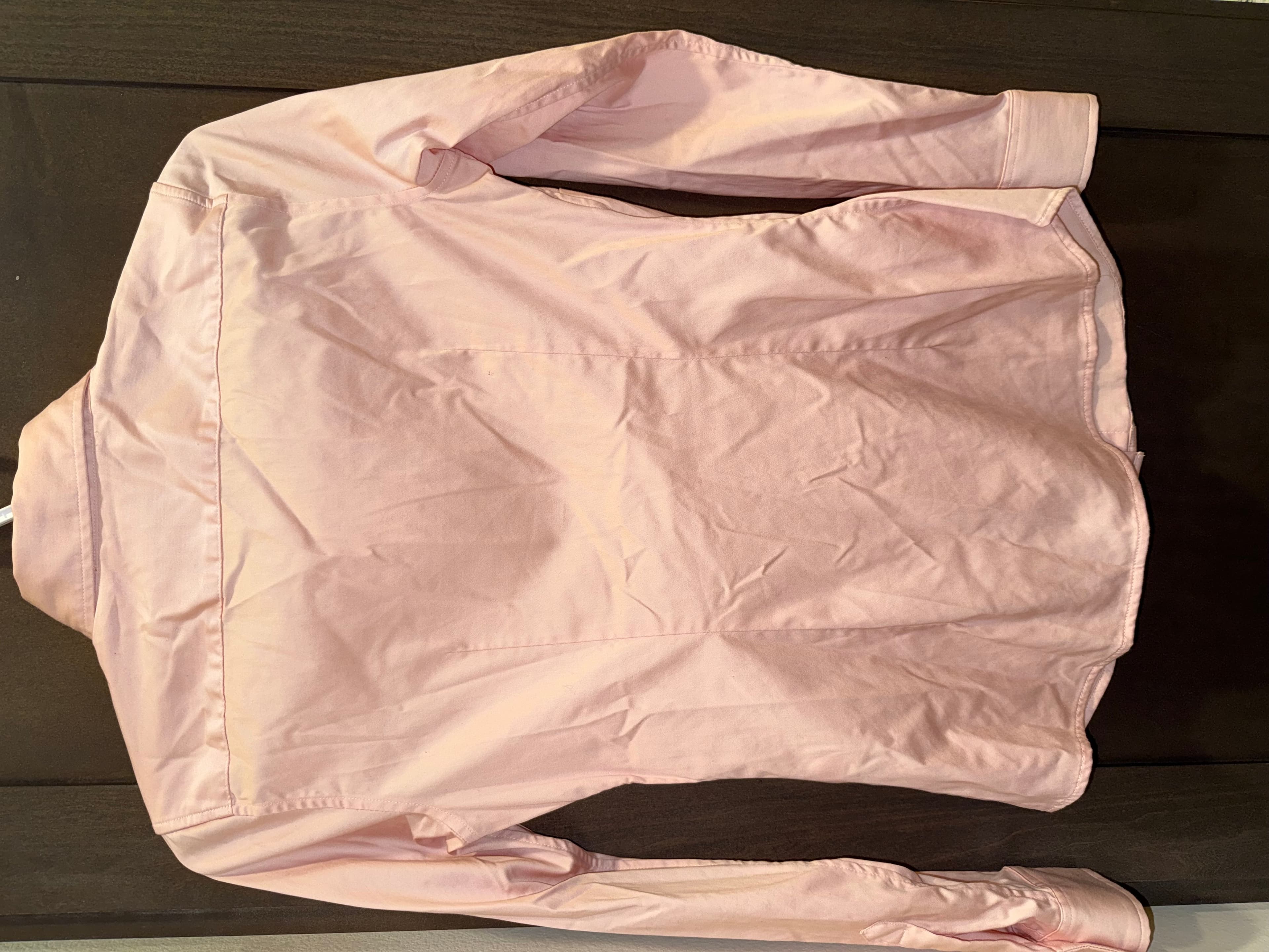 Banana Republic Pink Button-Up Long Sleeve Shirt Size 0 - Thumbnail 2