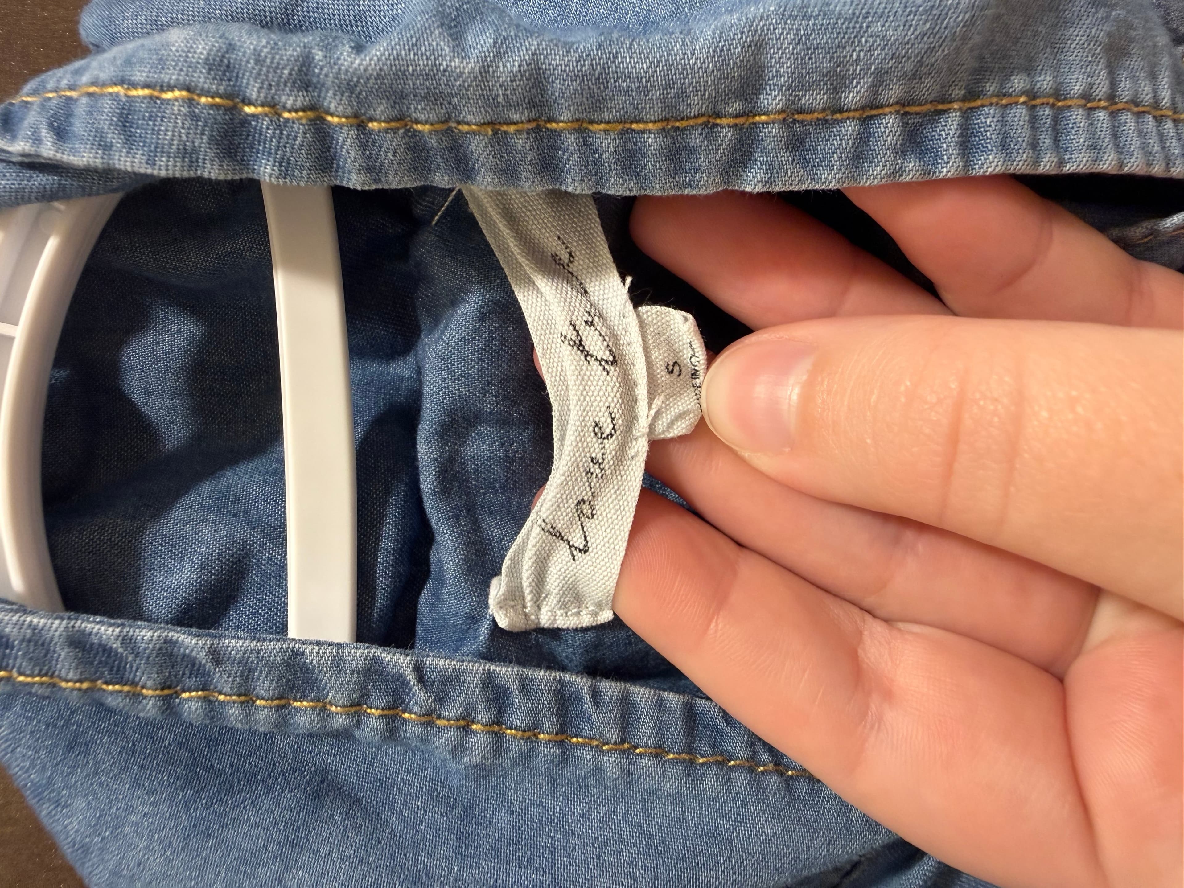 Love True Denim Hooded Vest with Multiple Pockets Size S - Thumbnail 3