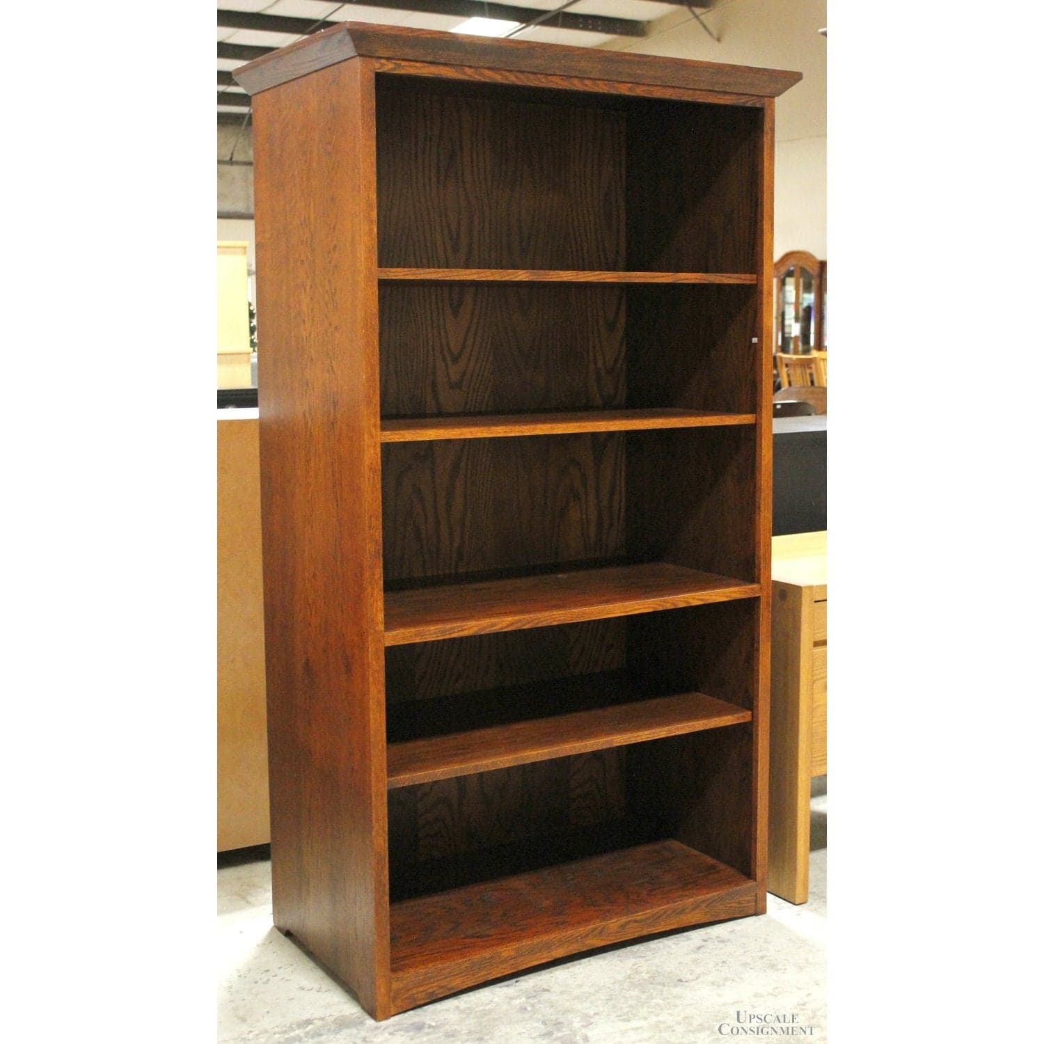 Bentwood Furniture Oak Bookcase - Thumbnail 2