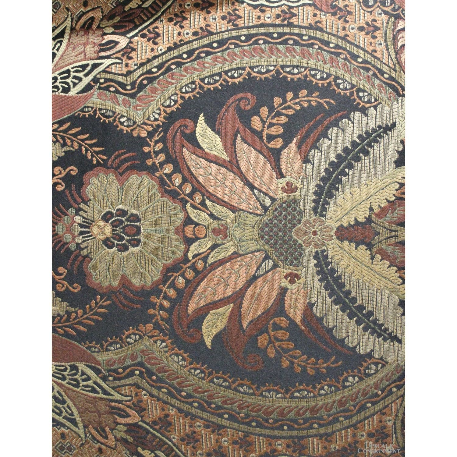 Floral Tapestry Wingback Recliner - Multi-Color - Thumbnail 5
