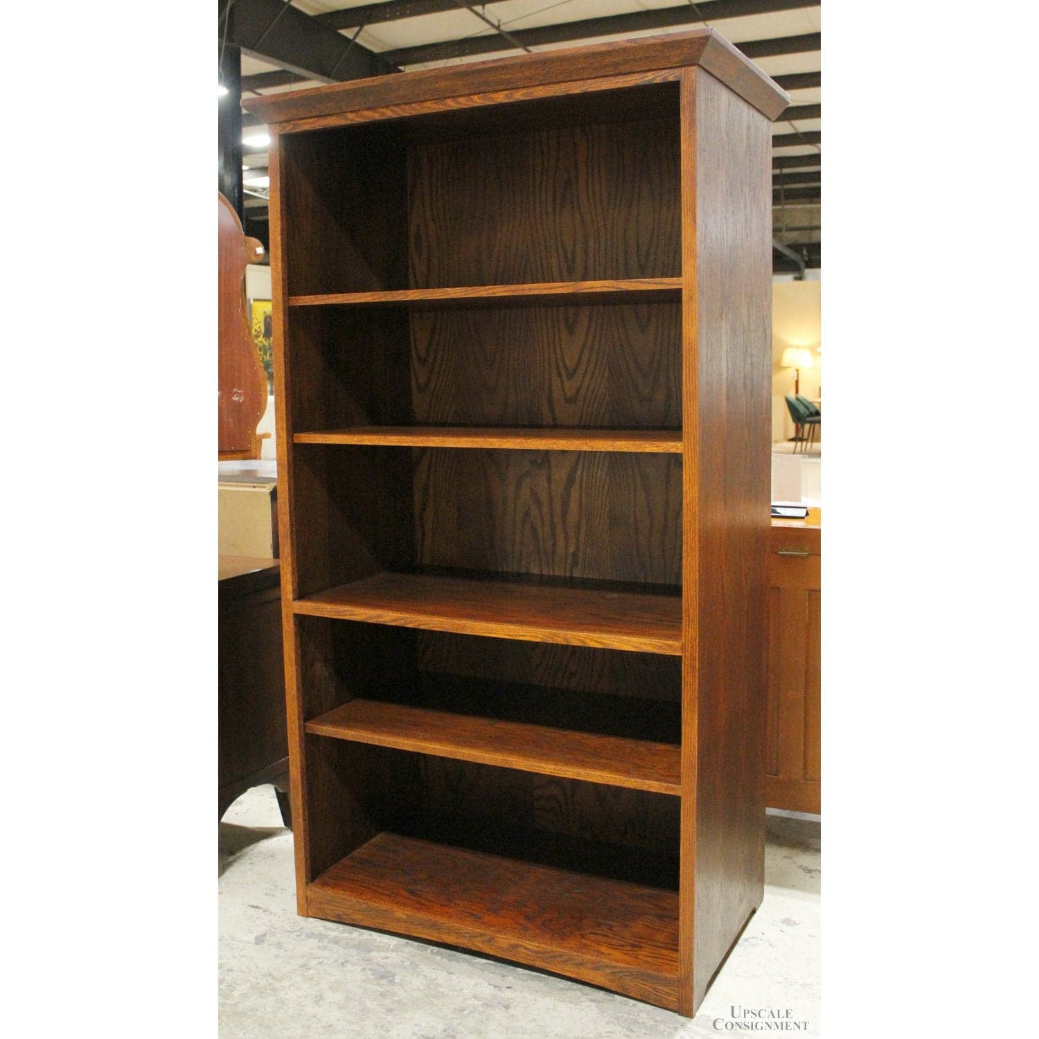 Bentwood Furniture Oak Bookcase - Thumbnail 3