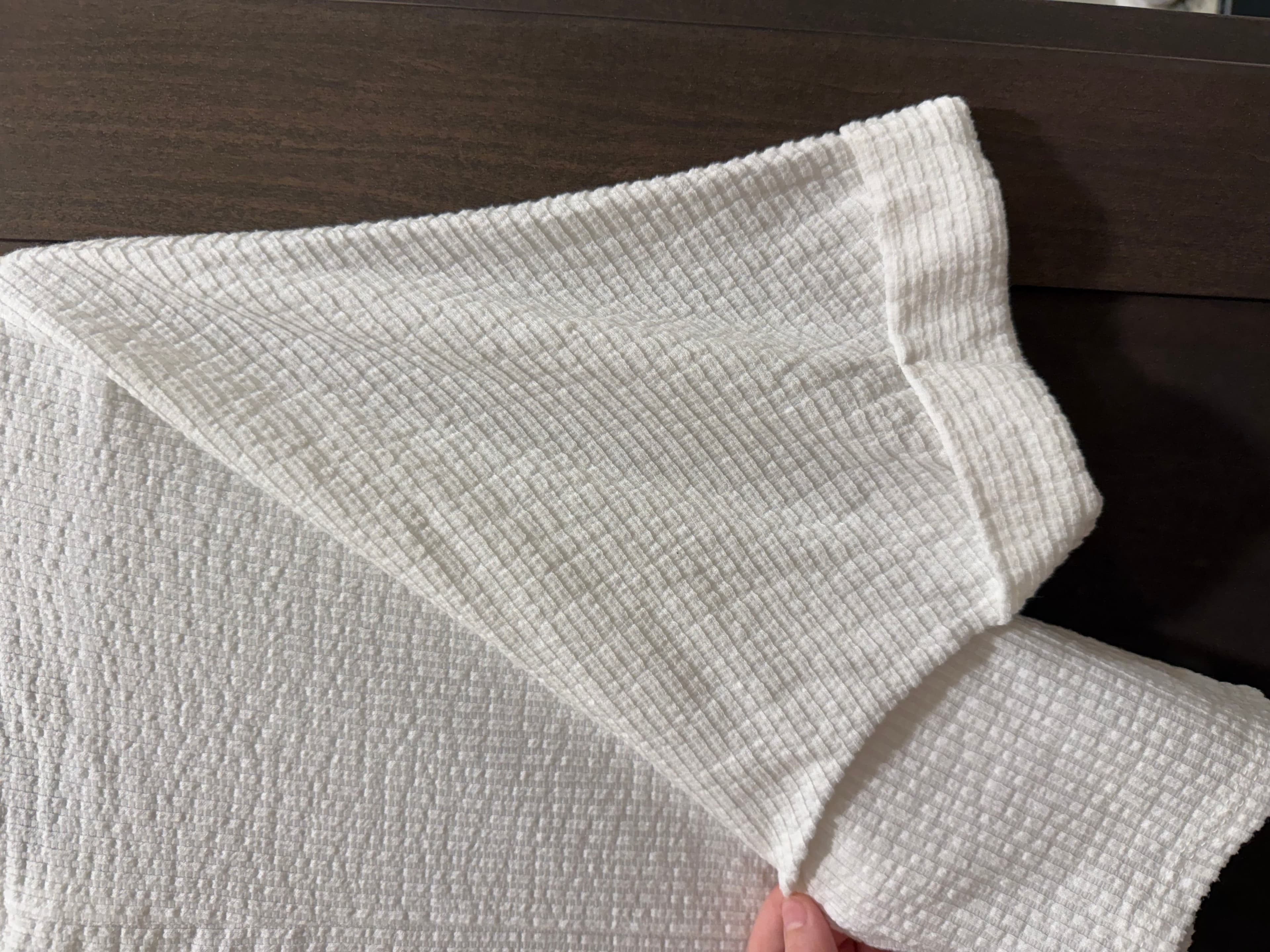 Caution to the wind White Textured Knit Top - Thumbnail 4