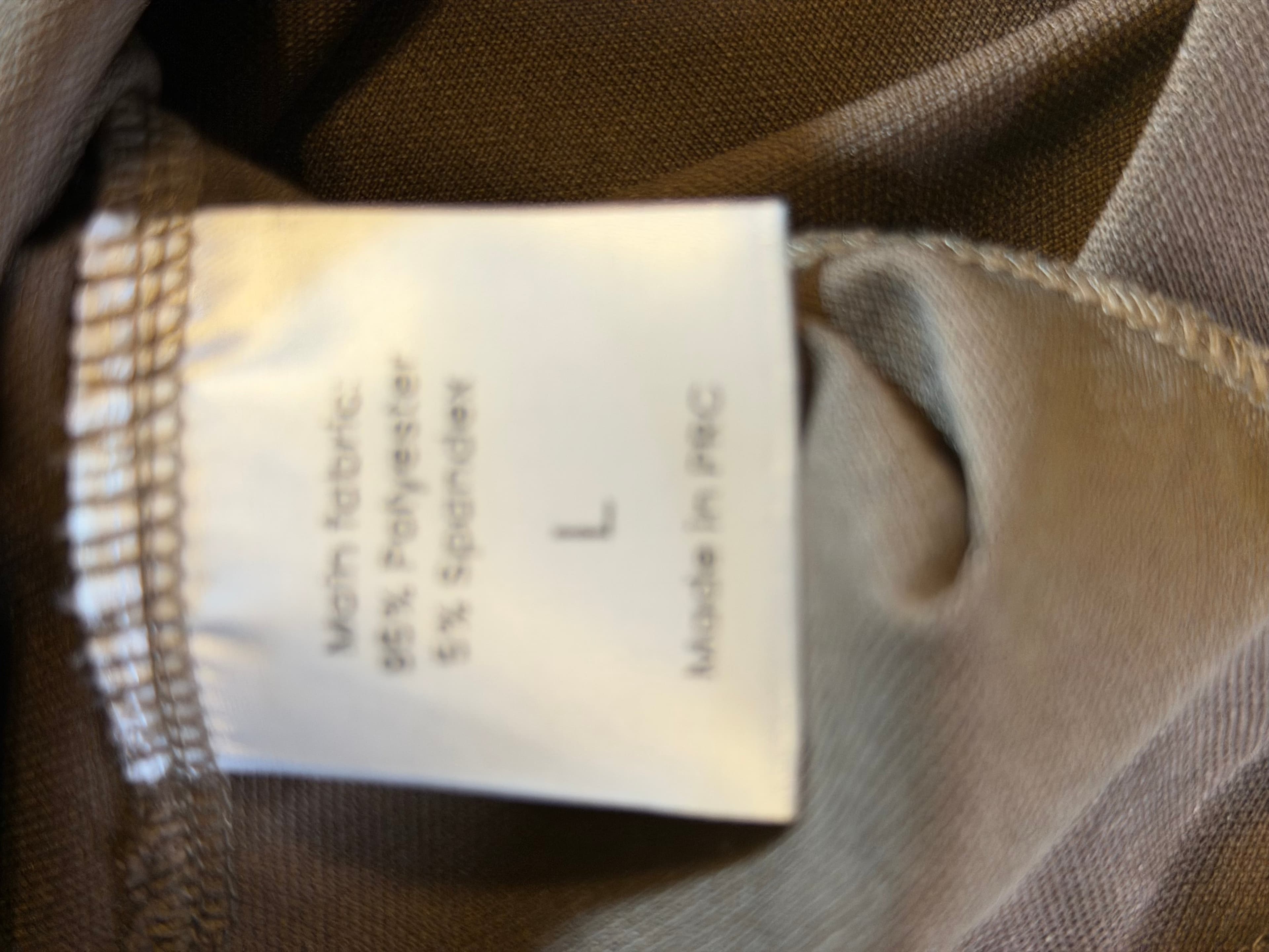 Tactishirt Men's Coyote Brown Tactical Polo Shirt Size L NWT Performance Stretch - Thumbnail 3