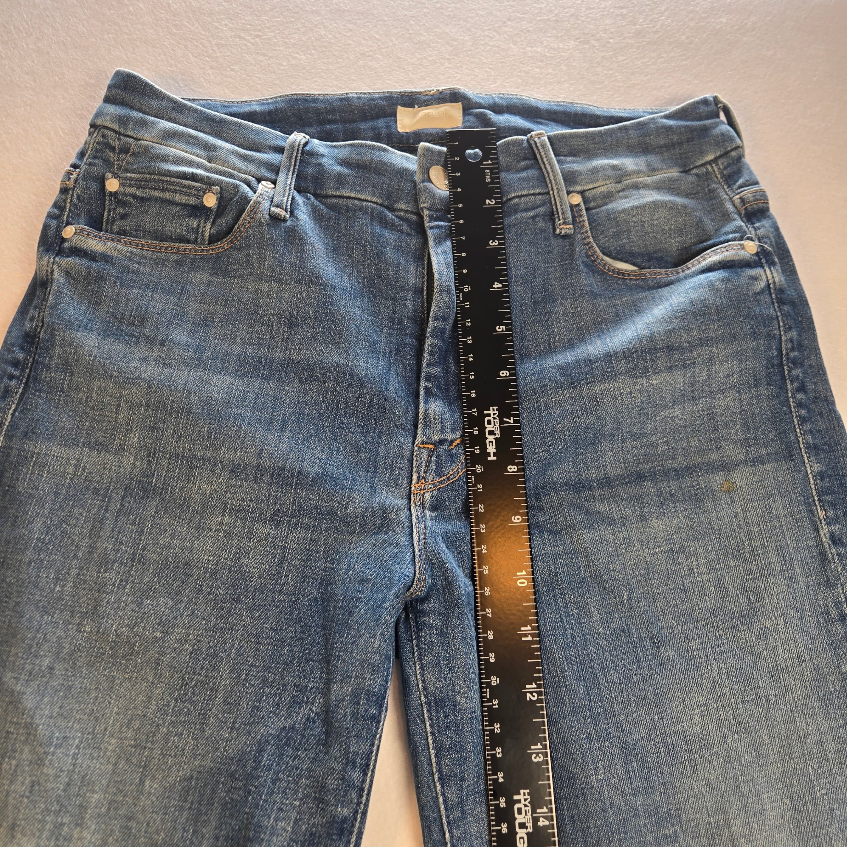 Mother Brand Blue Denim Jeans with Minor Stain Size 28