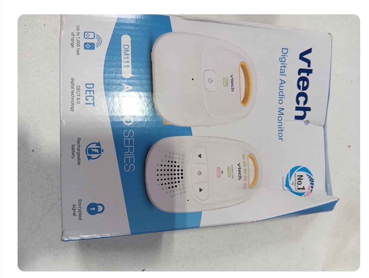 VTech Upgraded Audio Baby Monitor with Rechargeable Battery, Long Range, and Crystal-Clear Sound - Thumbnail 2
