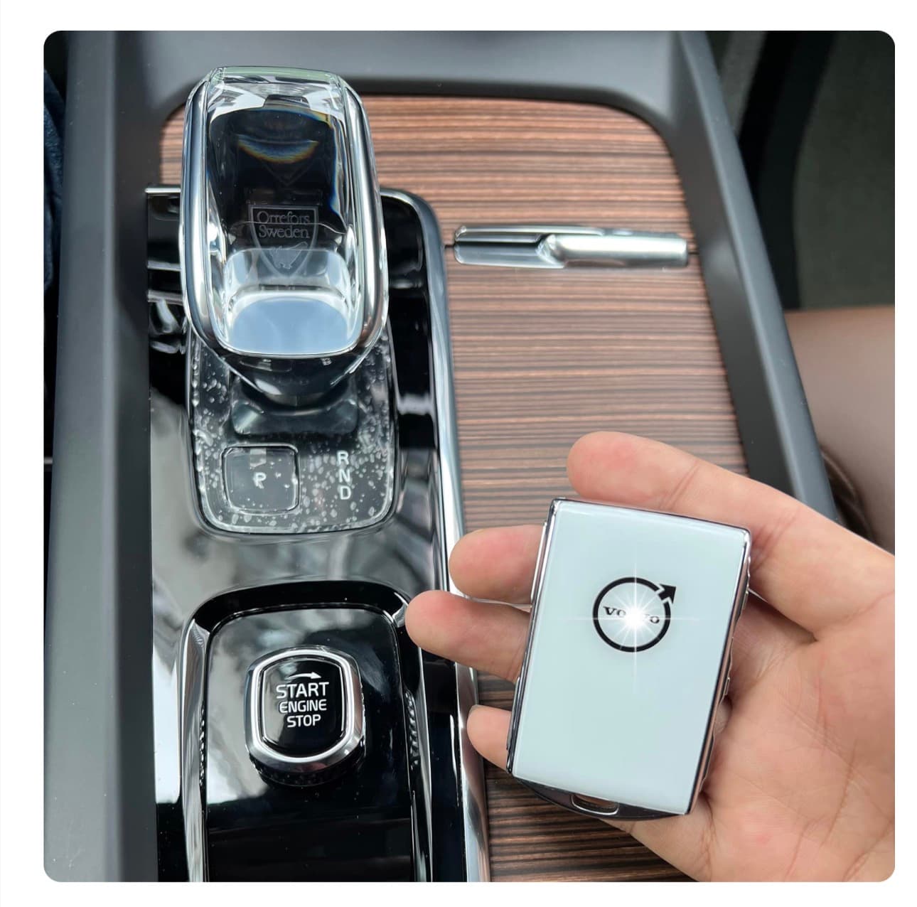 Car Key Fob Cover Compatible with Volvo XC90, XC60, XC40, S60, S90, V60, V90, Polestar 1, Polestar 2, Car Key Fob Case Refit Cover - Thumbnail 4