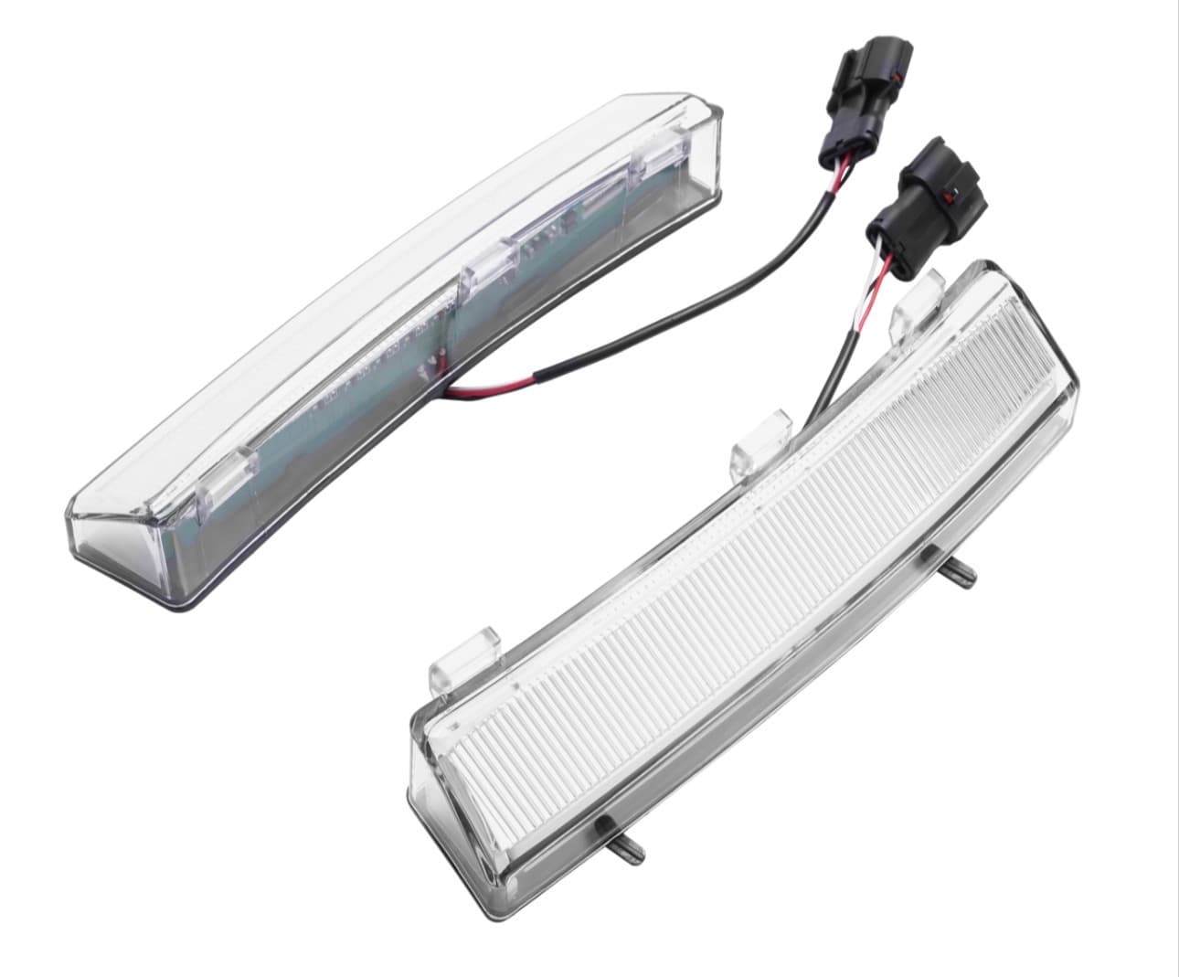 Pair LED Turn Signal Light Compatible with 2006-2009 Nissan 350Z LCI Side Marker Lamps DRL Front Bumper Reflector Daytime Running Lamps Driver&Passenger Side Clear Lens Chrome Housing - Thumbnail 7