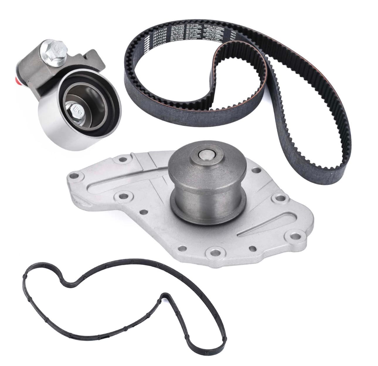 Timing Belt Kit with Water Pump Compatible with 2005-2010 Chrysler 300 Pacifica Sebring Dodge Avenger Challenger Charger Journey Routan 3.5L 4.0L V6 SOHC 24 VALVE Engine - Thumbnail 2