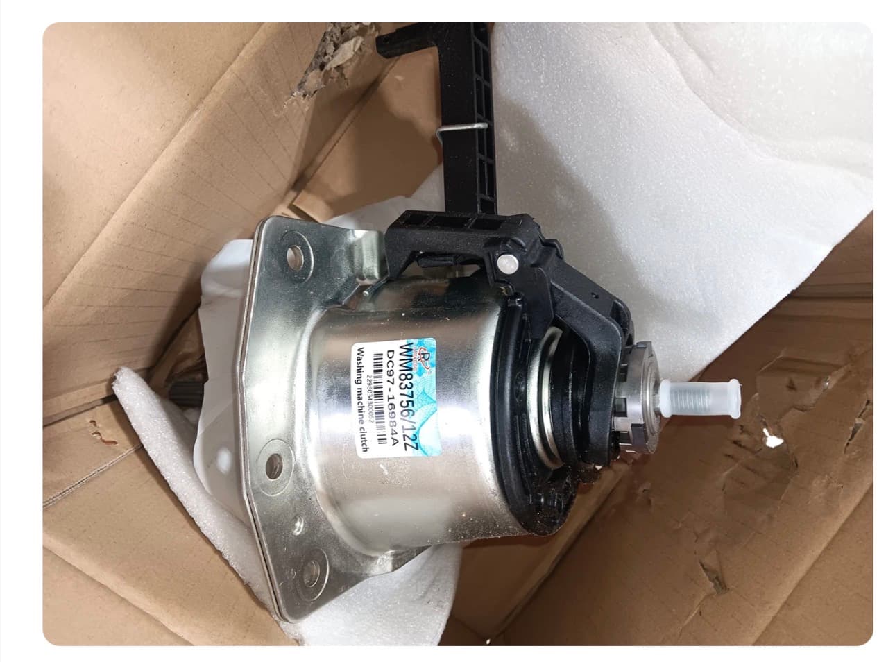 DC97-16984A Washer Clutch with Gear Coupling Assembly Compatible with Samsung Washer, WA45M7050AW/A4 WA45H7000AW/A2 WA400PJHDWR/AA WA422PRHDWR/AA WA456DRHDSU/AA WA456DRHDWR/AA - Thumbnail 8