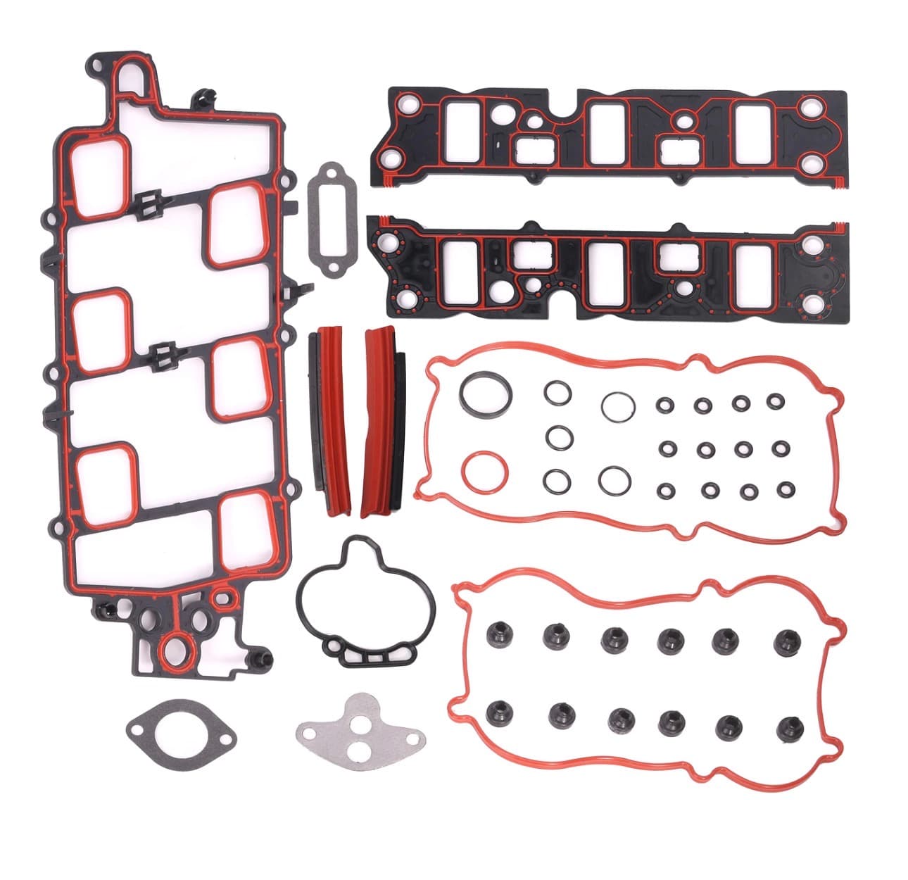 Intake Manifold Gasket Set MIS16203A fit for Pontiac Grand Prix 1997-2008, for Buick Lesabre Park Avenue 1997-2005, for Pontiac Bonneville 2005-2008, for Buick Allure Lacrosse 2005-2008 3.8L V6 - Thumbnail 4