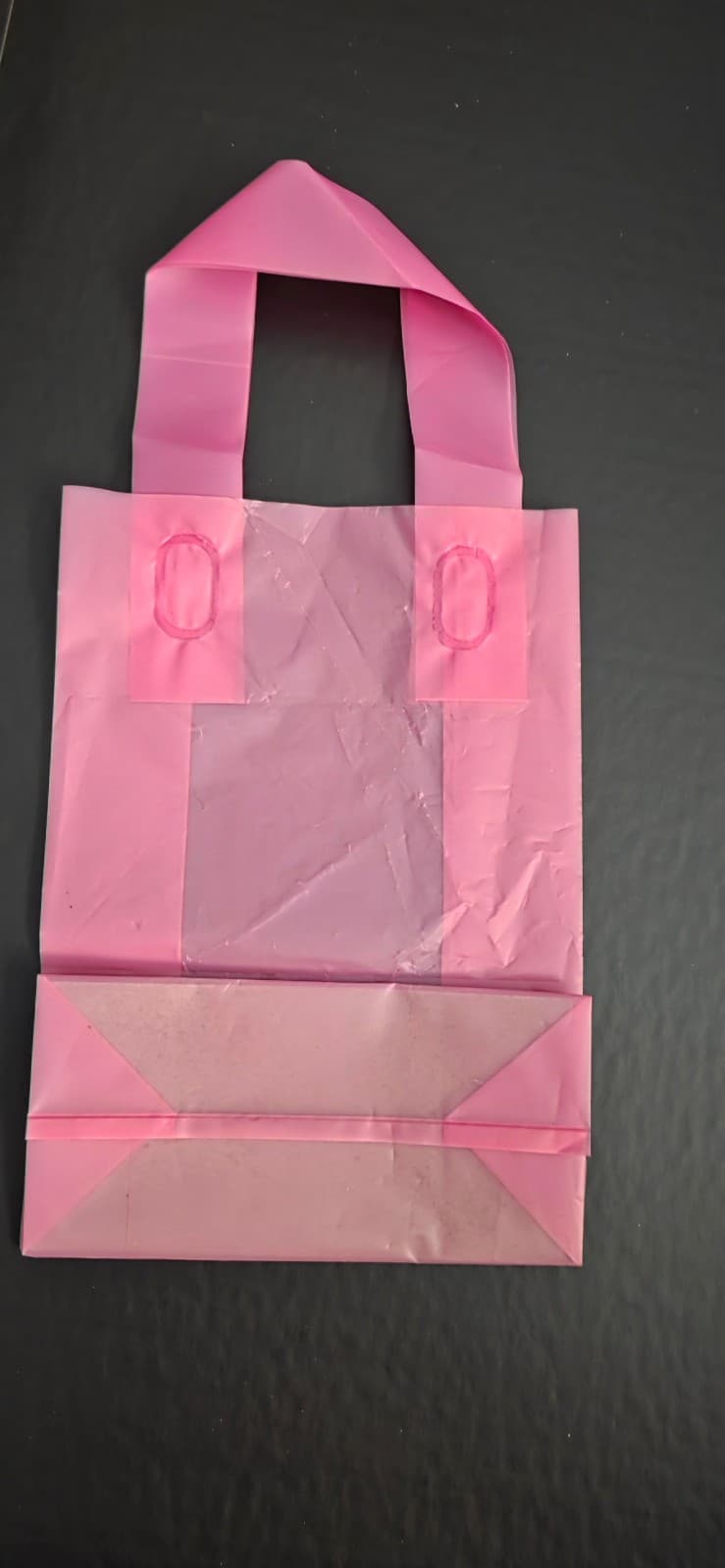 Pink Gift Bag, Plastic Gift Bags, Small Shopping Bags Bulk 8x4x10 75 Pack - Thumbnail 8