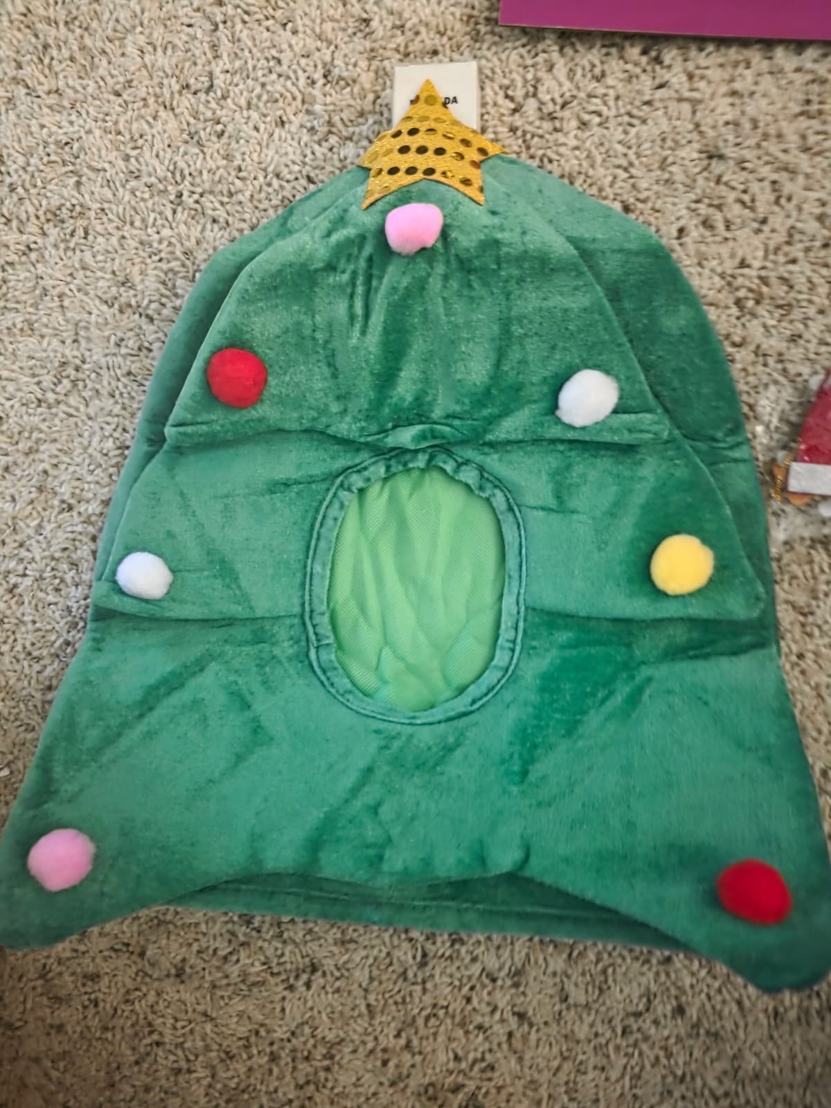 Christmas Tree Hat Festive Xmas Costume Accessory for Holiday - Thumbnail 2