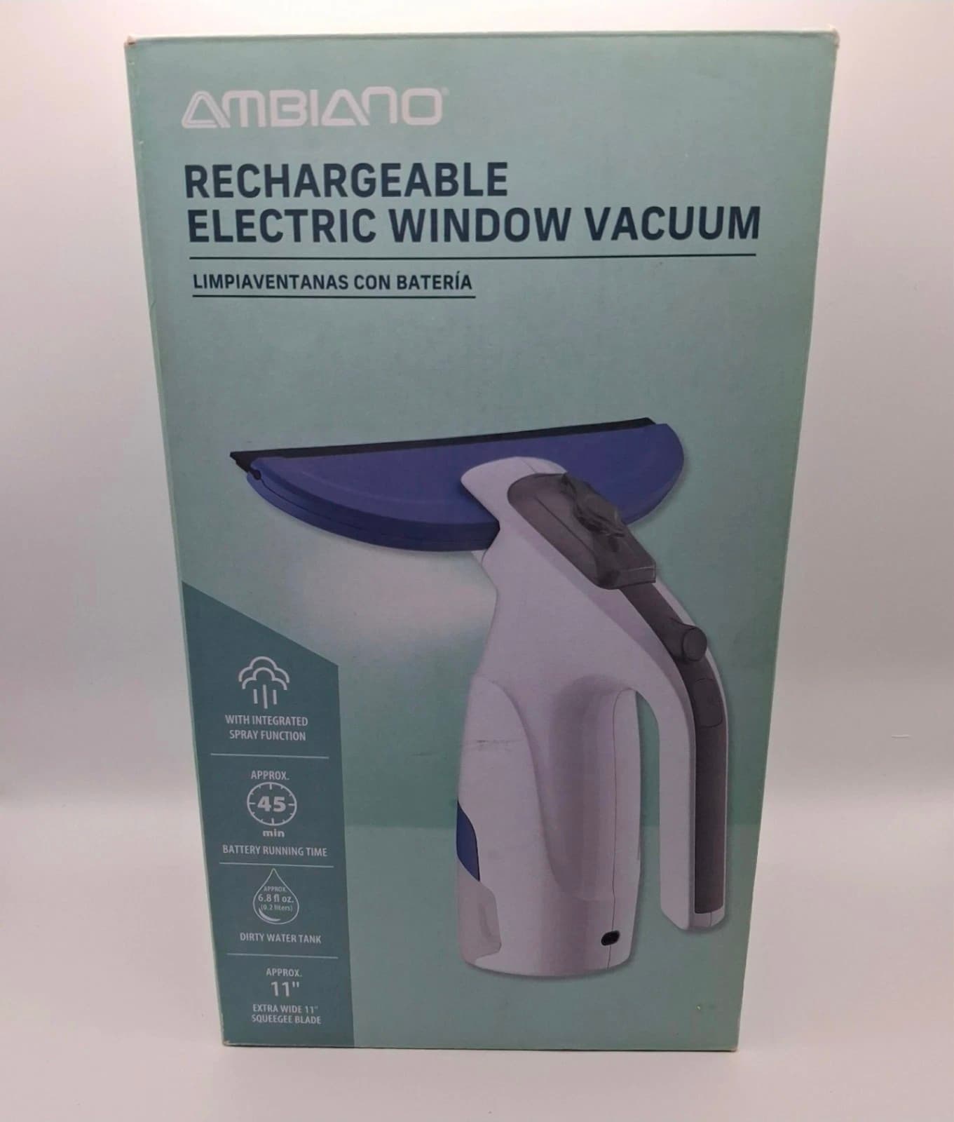 Electric Window Cleaner Cordless Rechargeable