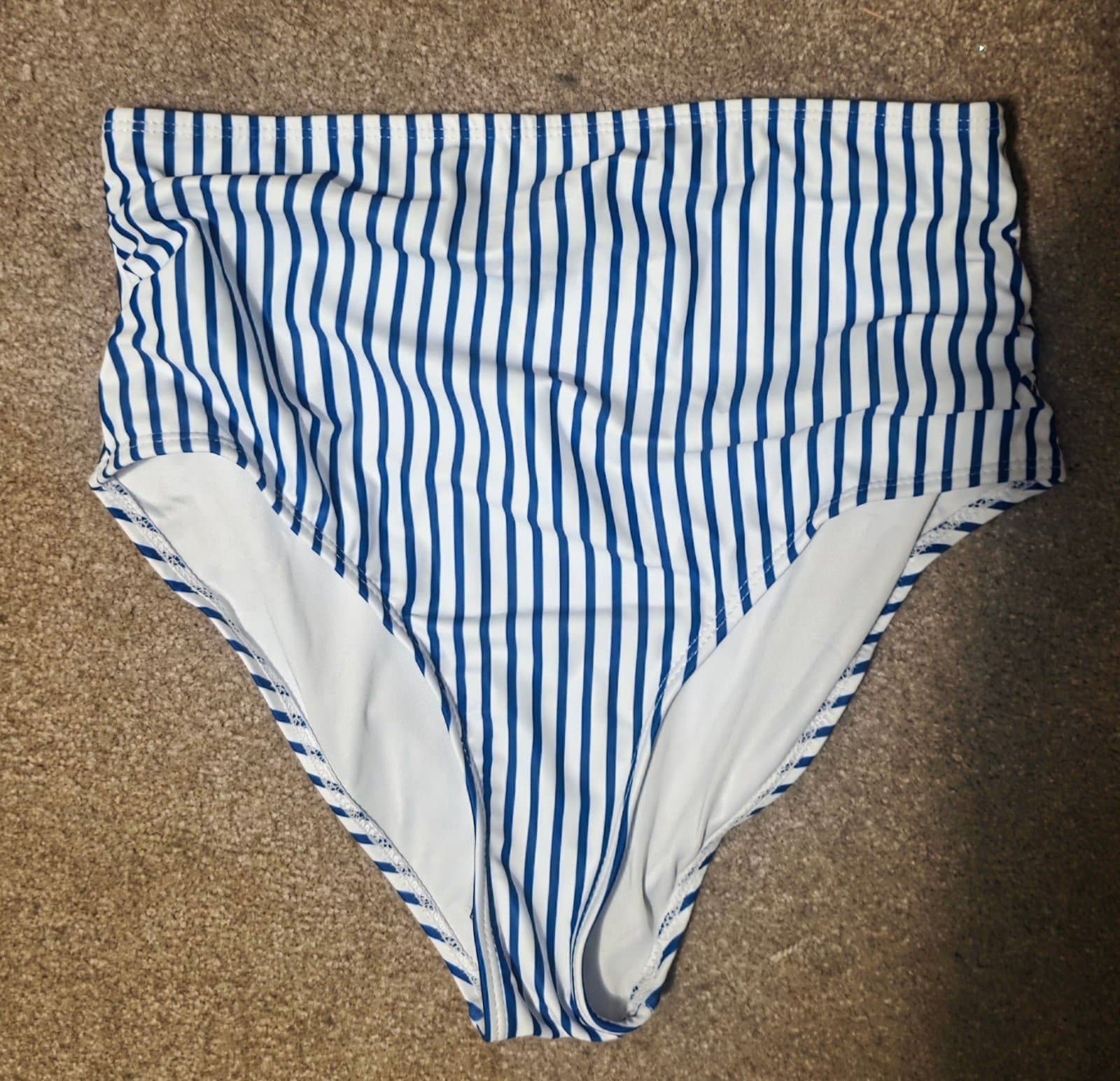 Striped SwimSuit Bottoms by Temp Me size Small