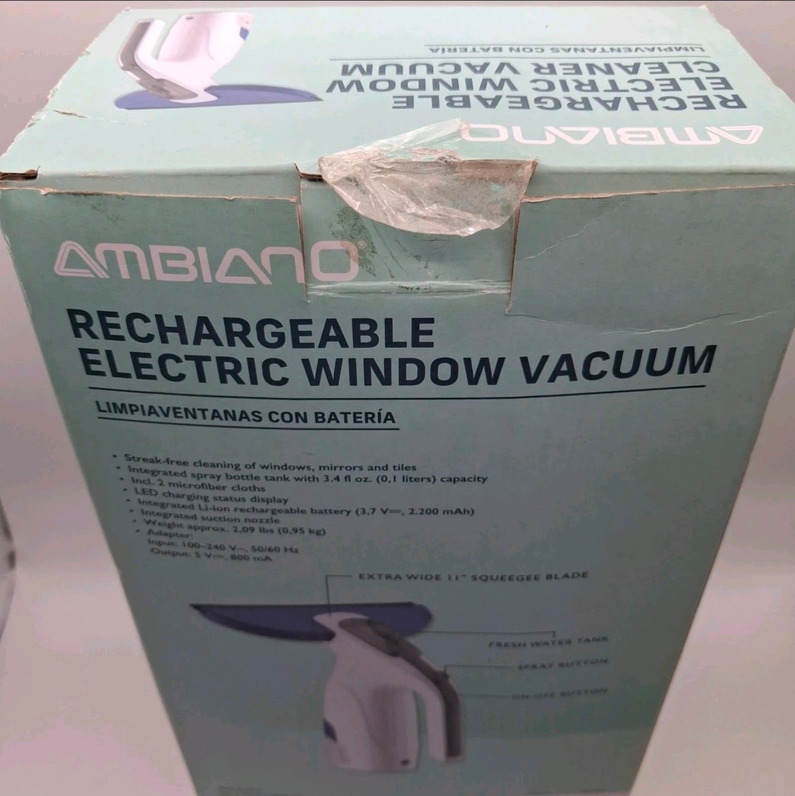 Electric Window Cleaner Cordless Rechargeable - Thumbnail 2