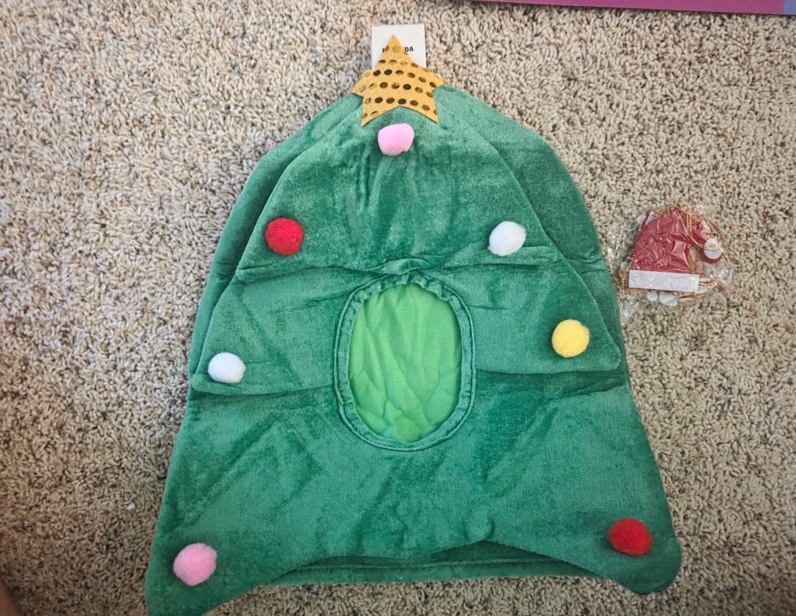 Christmas Tree Hat Festive Xmas Costume Accessory for Holiday - Thumbnail 3