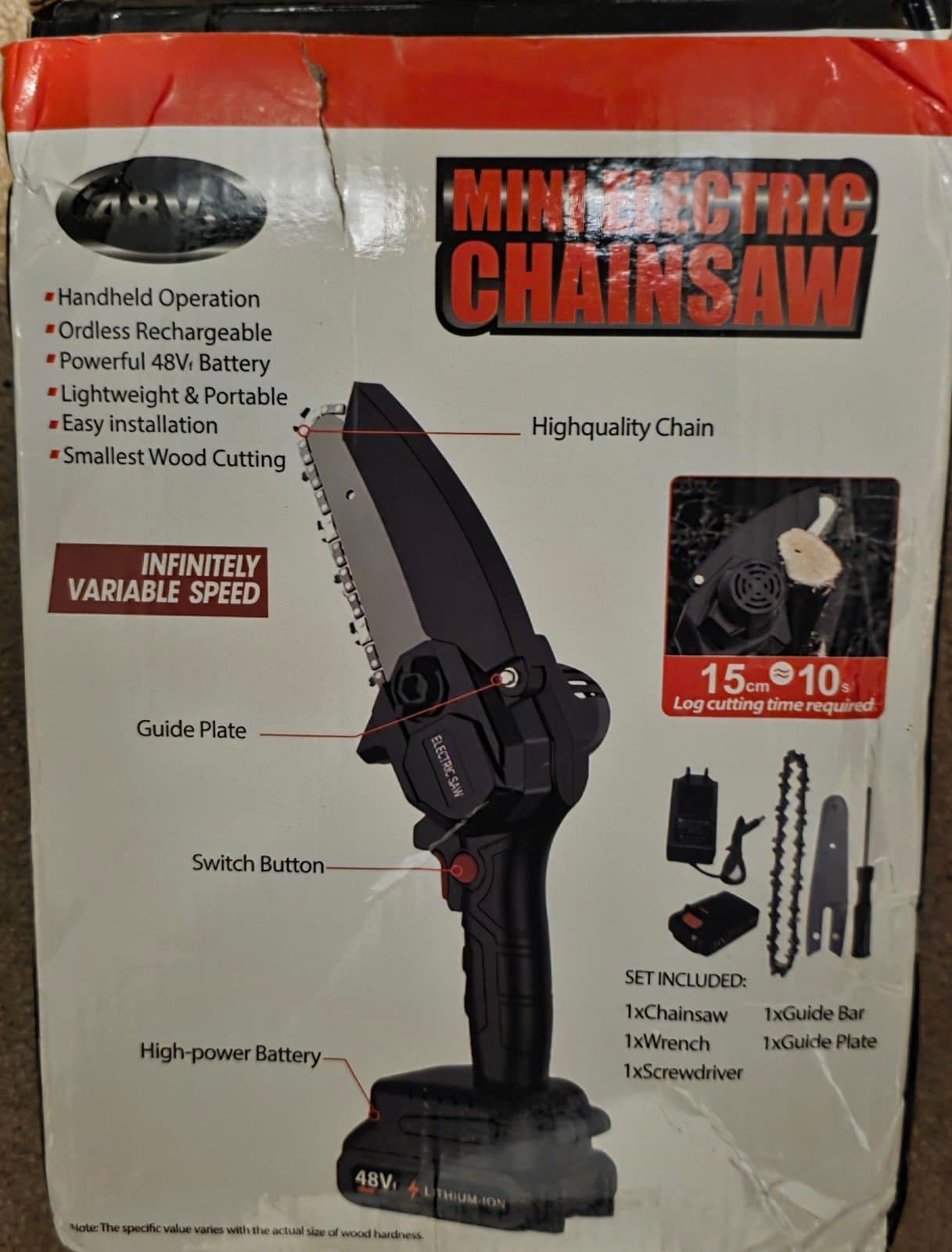 Mini Electric Chainsaw - Thumbnail 4