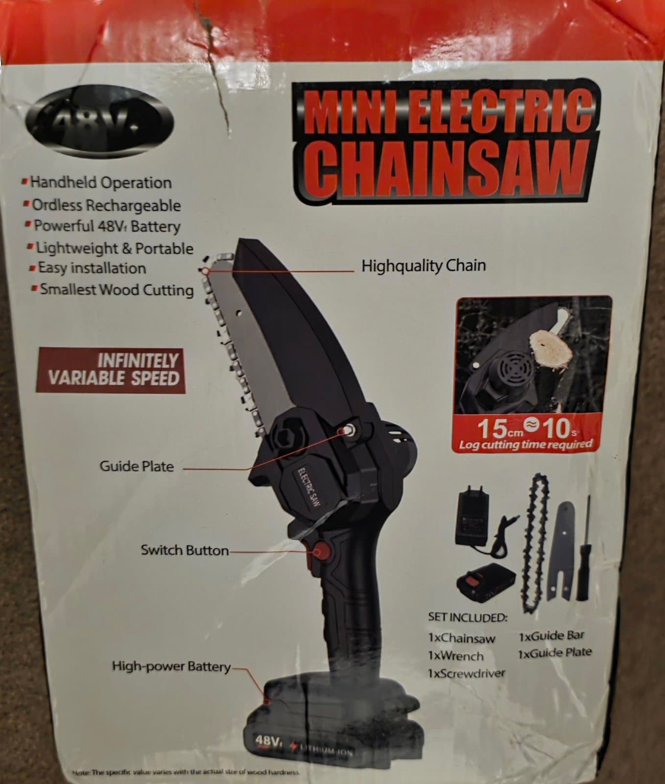 Mini Electric Chainsaw - Thumbnail 3