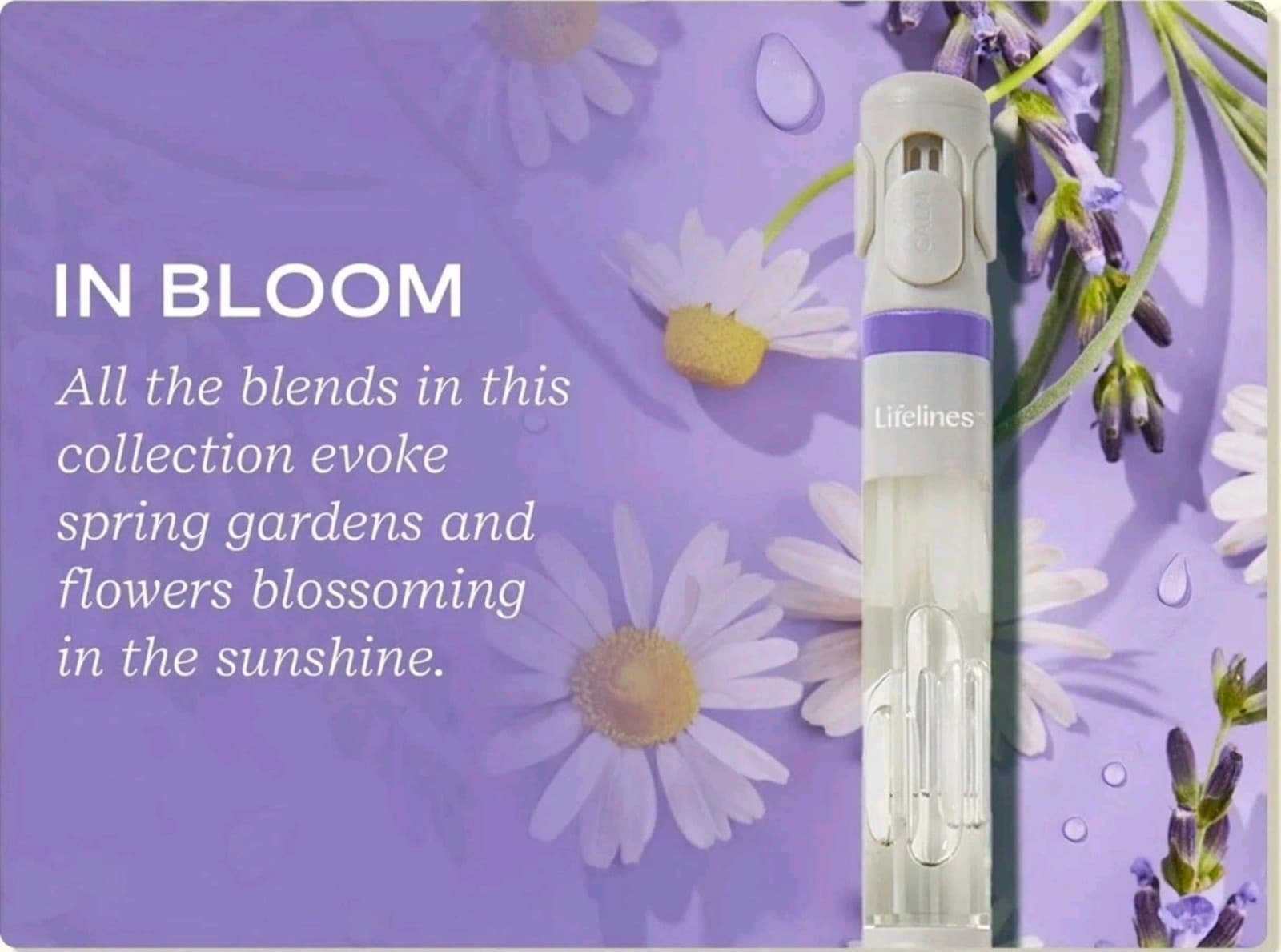 Lifelines Pen Diffuser Set with Essential Oil Blend - In Bloom Scent- 1mm Black - Thumbnail 4