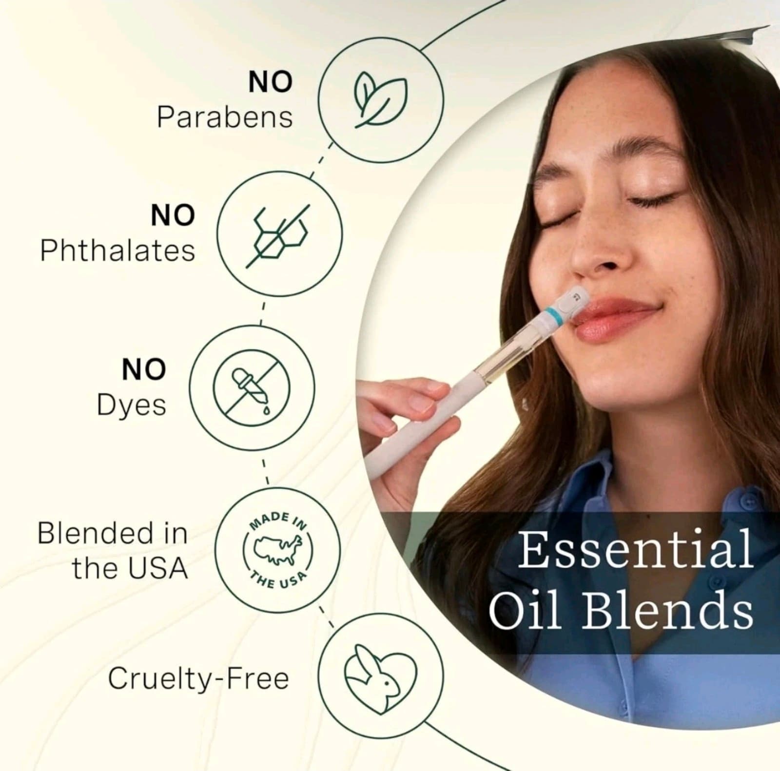 Lifelines Pen Diffuser Set with Essential Oil Blend - In Bloom Scent- 1mm Black - Thumbnail 5