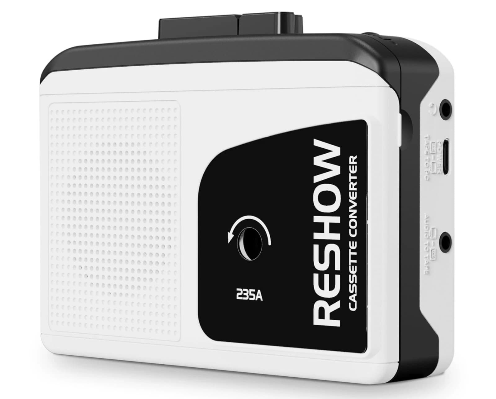 Reshow Portable Cassette Recorder Player with Built-in Speaker and Headphone