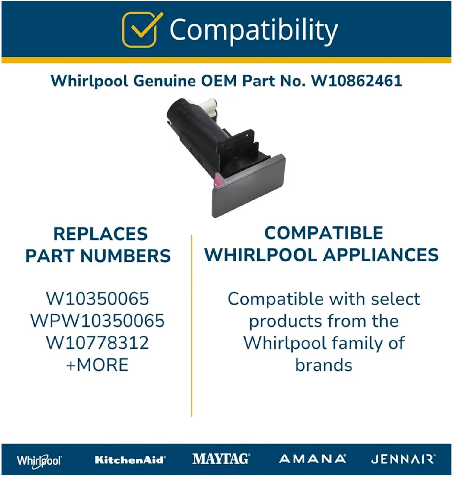 Whirlpool Water Filter Housing # W10862461 - Thumbnail 4