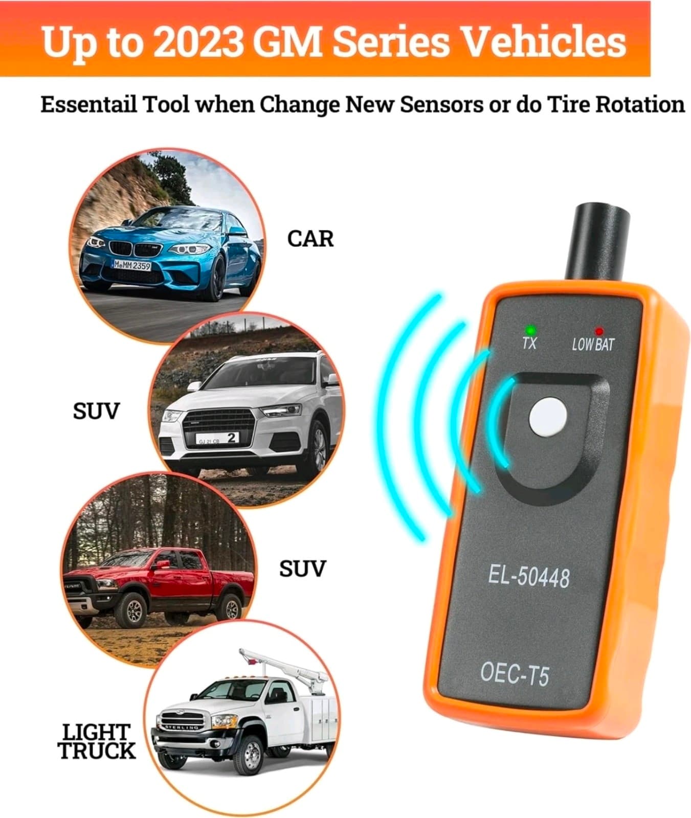 Durable TPMS Relearn Tool for 2006-2023 Vehicles - Essential Tire Maintenance - Thumbnail 3