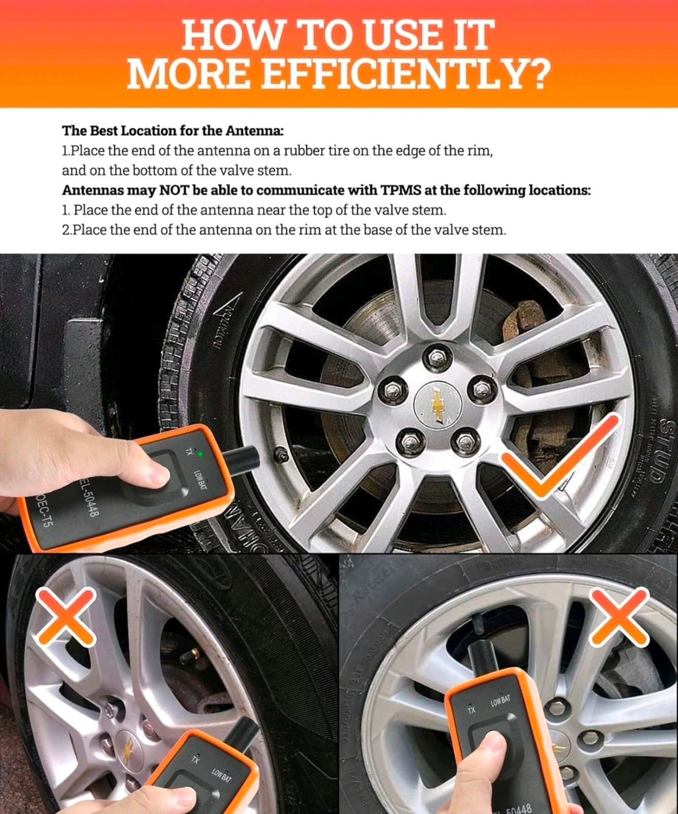Durable TPMS Relearn Tool for 2006-2023 Vehicles - Essential Tire Maintenance - Thumbnail 6