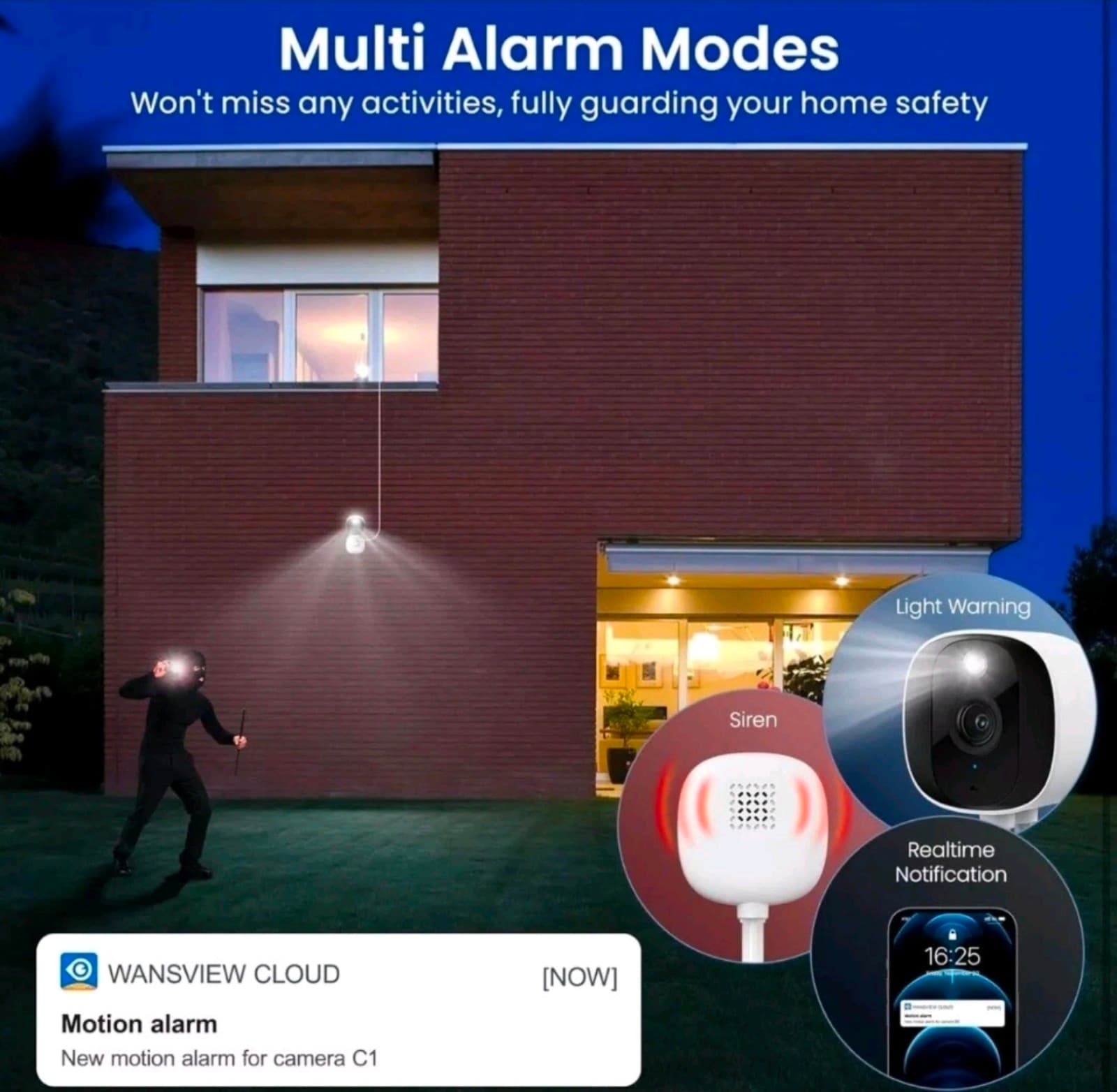Security Cameras for Home Security-Outdoor/Indoor Camera WiFi Weatherproof New - Thumbnail 6
