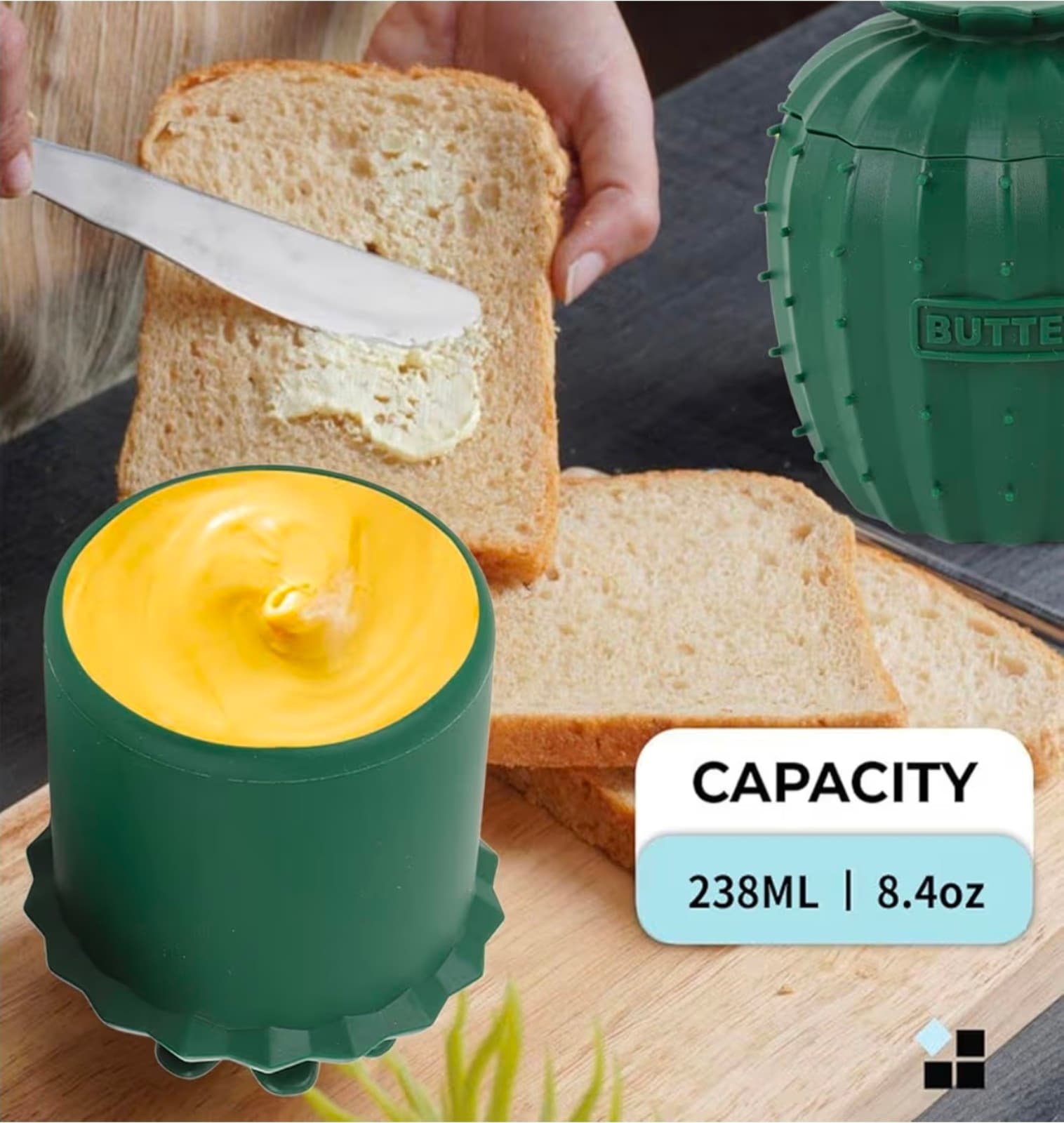 Butter Crock with Lid - Thumbnail 5