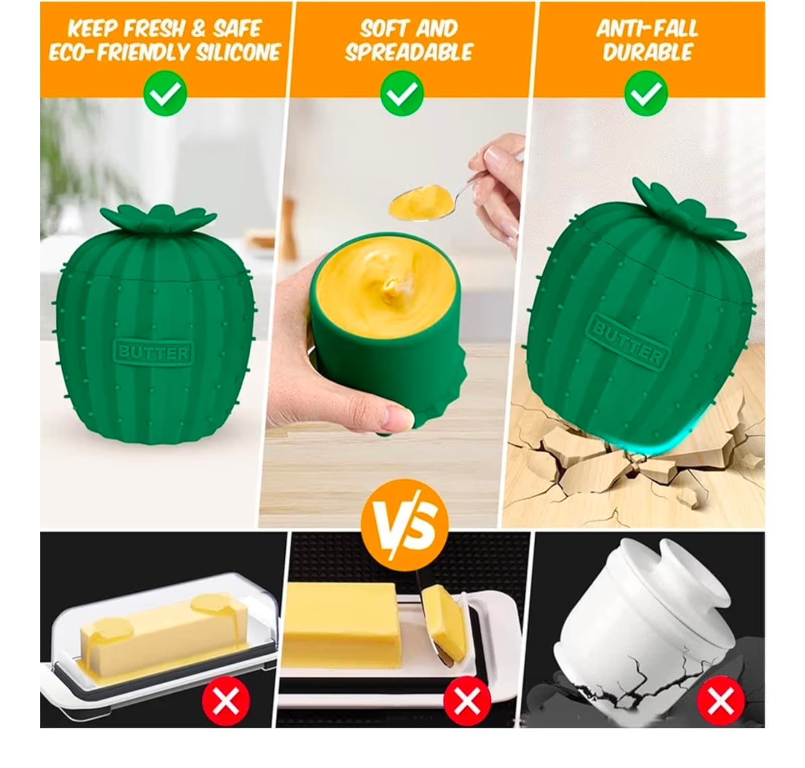 Butter Crock with Lid - Thumbnail 4