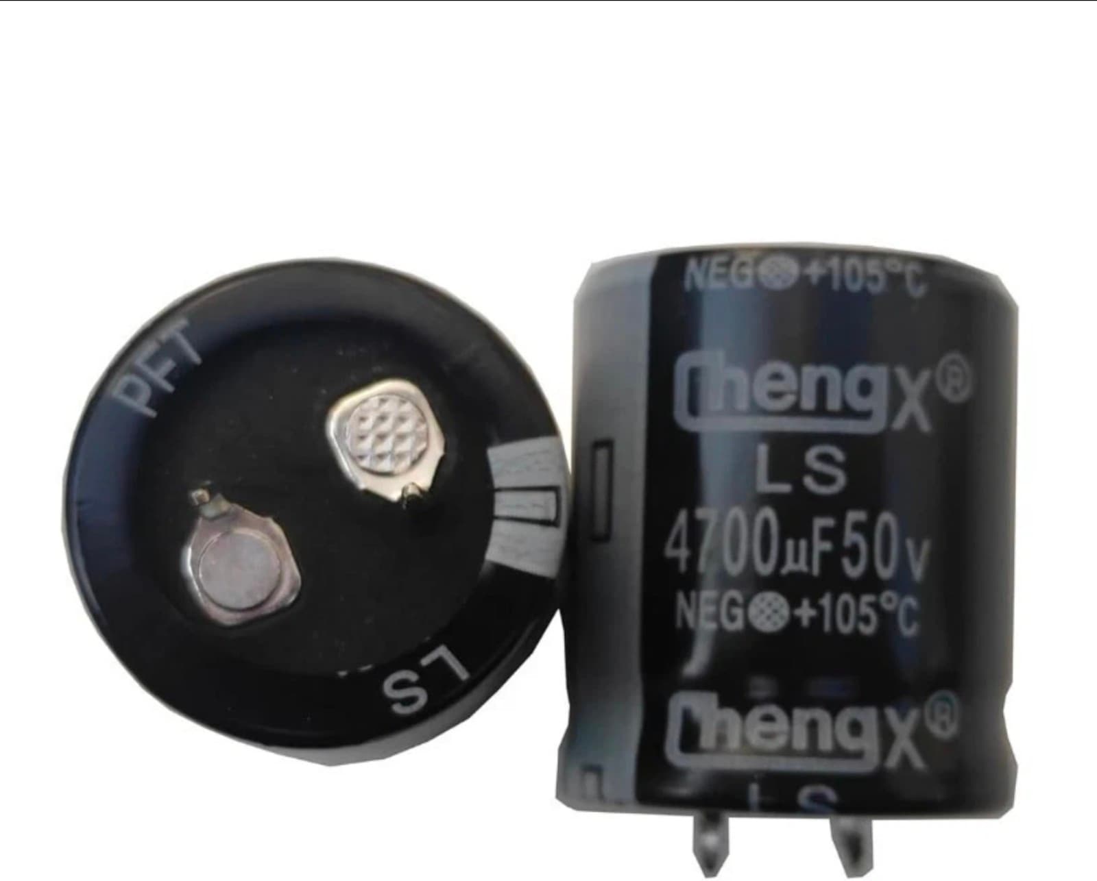 Snap in Capacitors 4700uF 50V 25*30(MM) 2 PCS