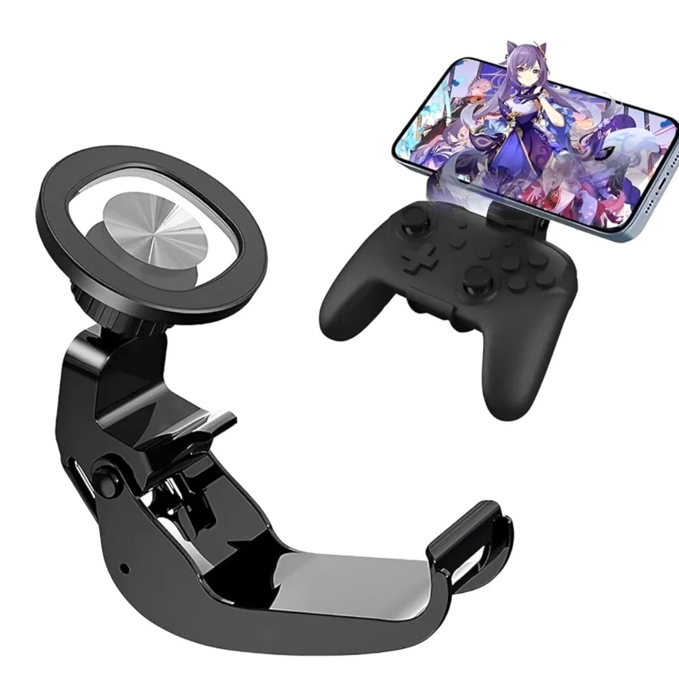 Controller Mount for Switch - Gaming Holder, MagSafe Phone Clip for Switch & Swi